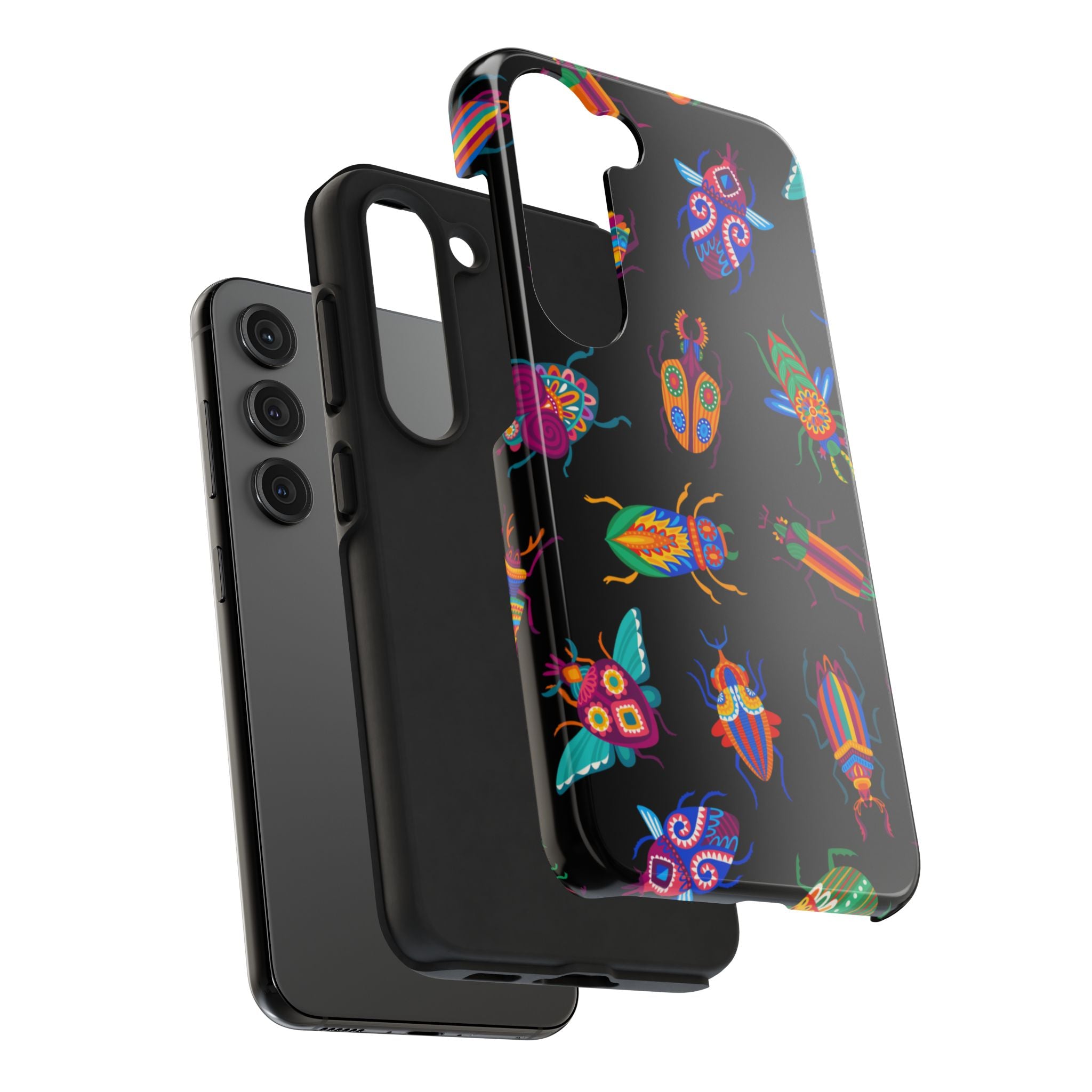 Phone Case | Neon Beetle Pattern Tough Protective Cover