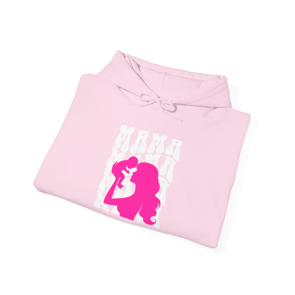 Hoodie | 'Mama' & Silhouette Pink Graphic