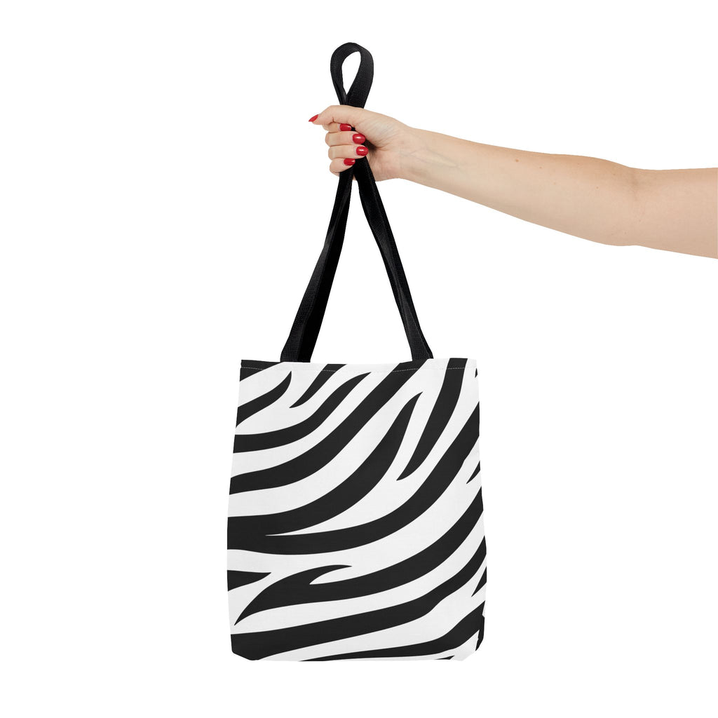 Tote Bag — Black & White Zebra Print  Fashion Tote
