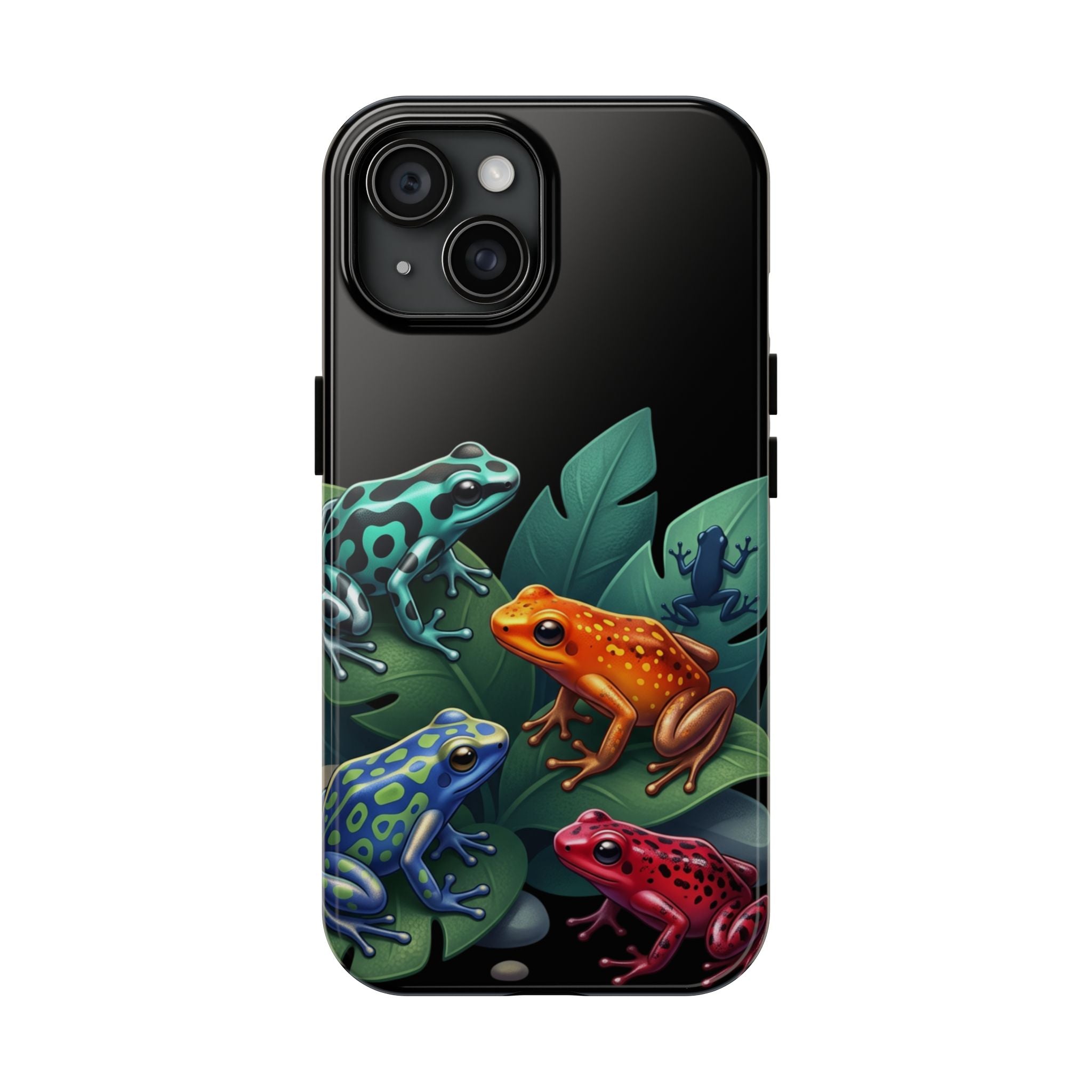 Phone Case | Colorful Dart Frog Design Tough Protective Case