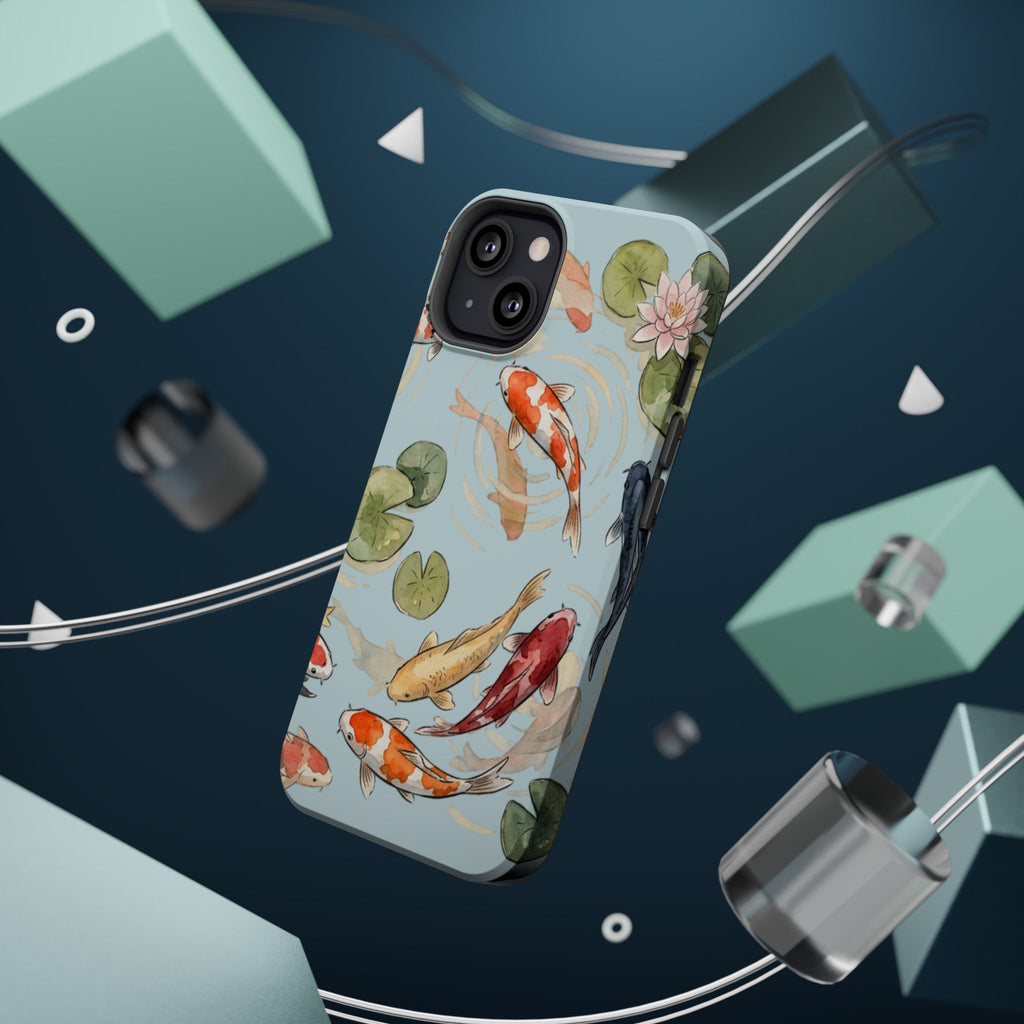 Phone Case | Koi Pond Magnetic Impact-Resistant Phone Cover