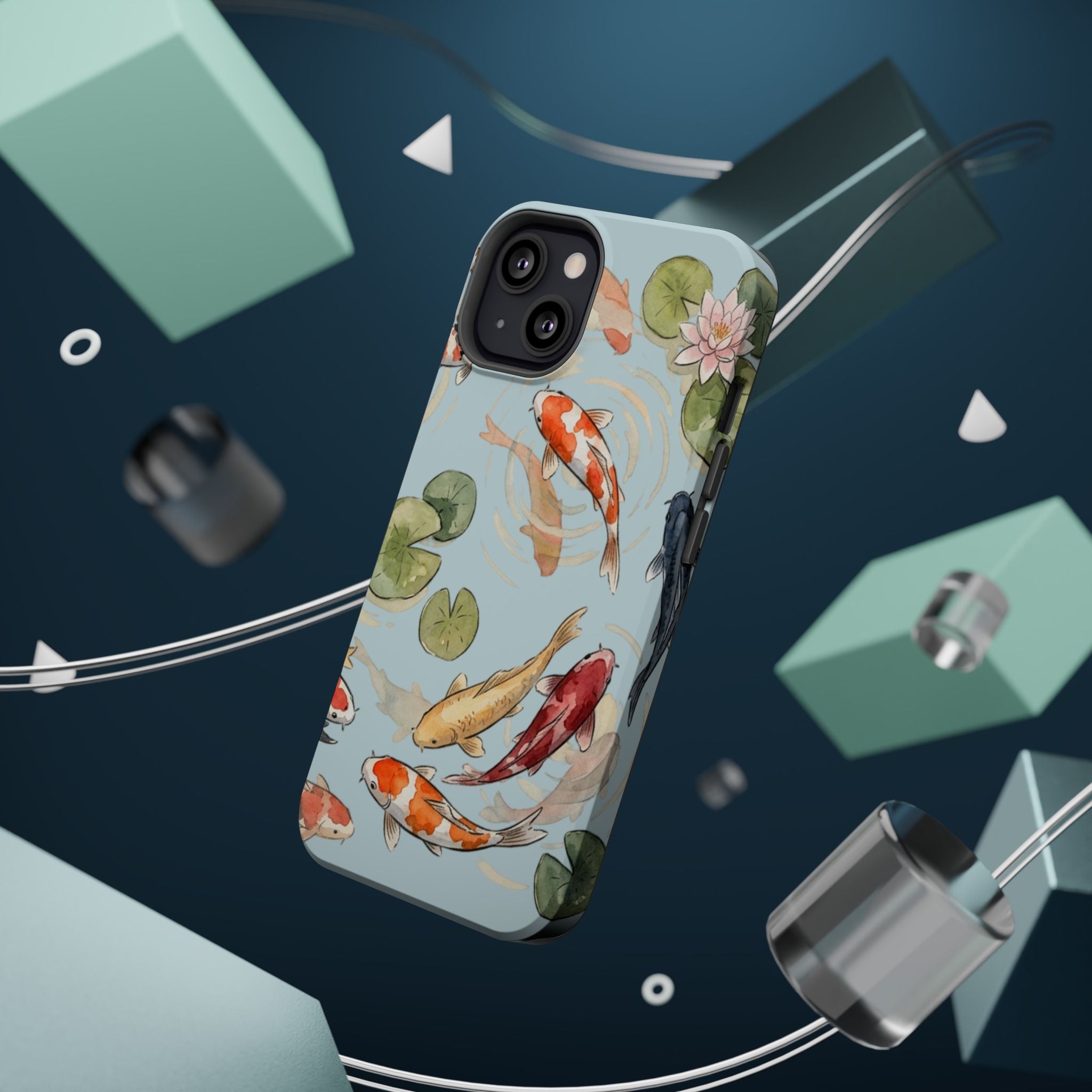 Phone Case | Koi Pond Magnetic Impact-Resistant Phone Cover