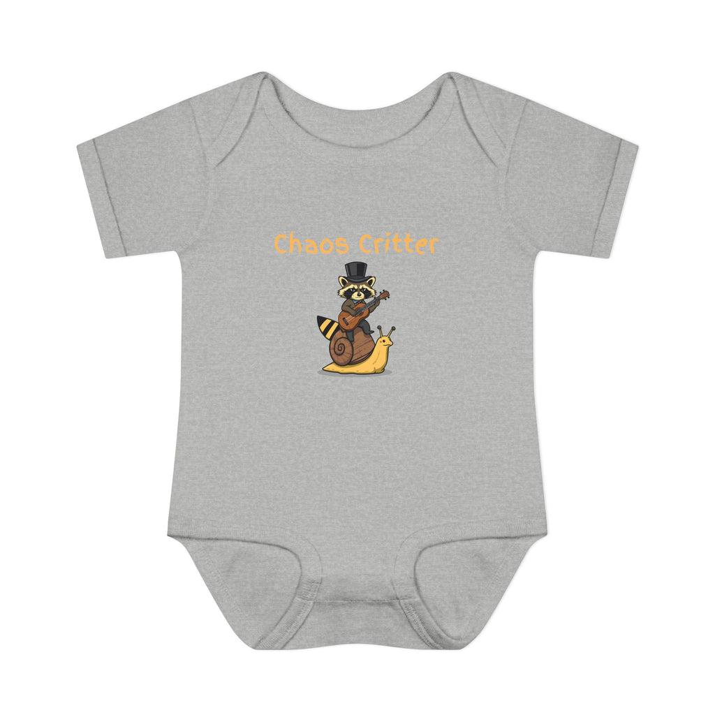 Baby Bodysuit | 'Chaos Critter' Playful Racoon Baby Onesie