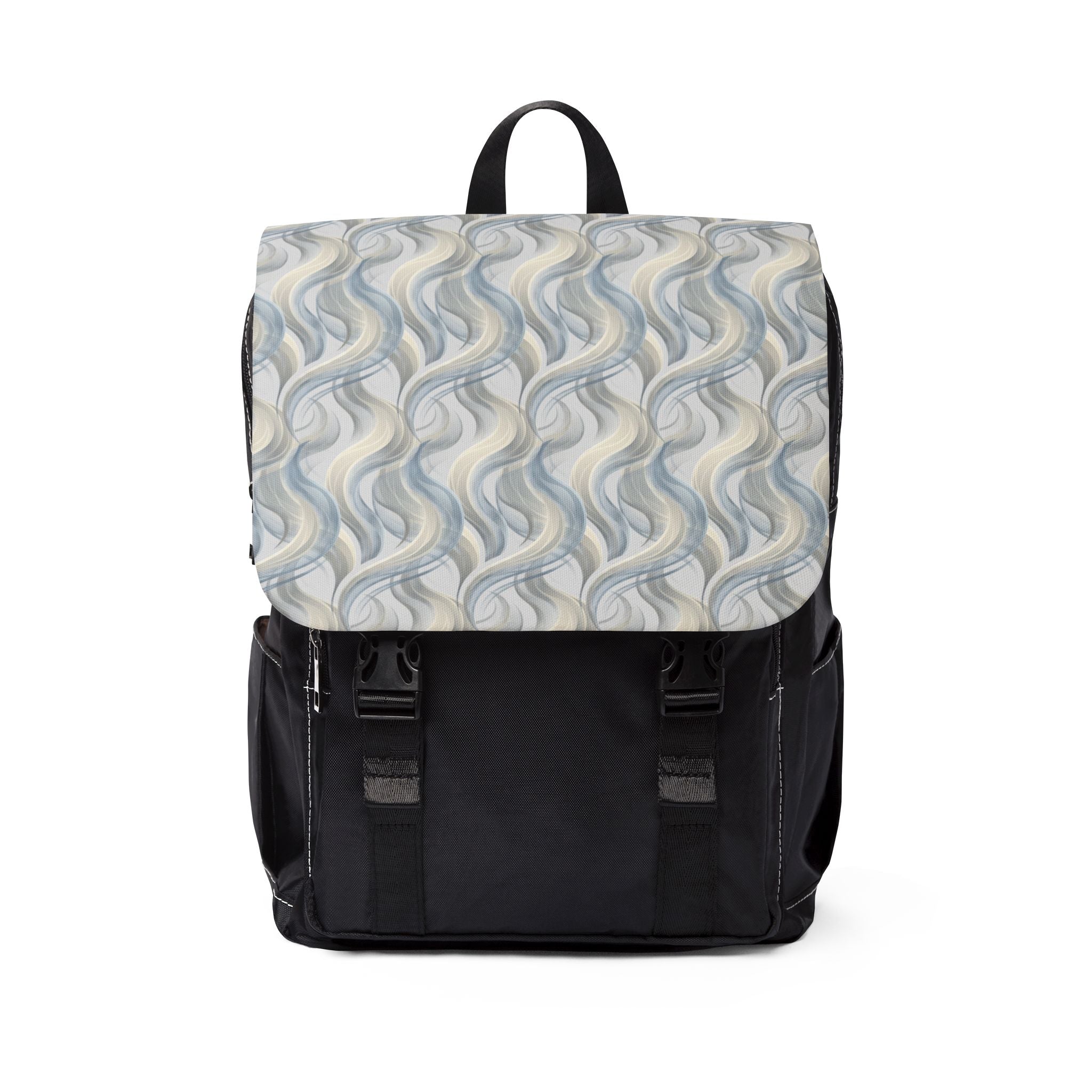 Backpack | Wavy Marble Pattern Casual Shoulder Pack