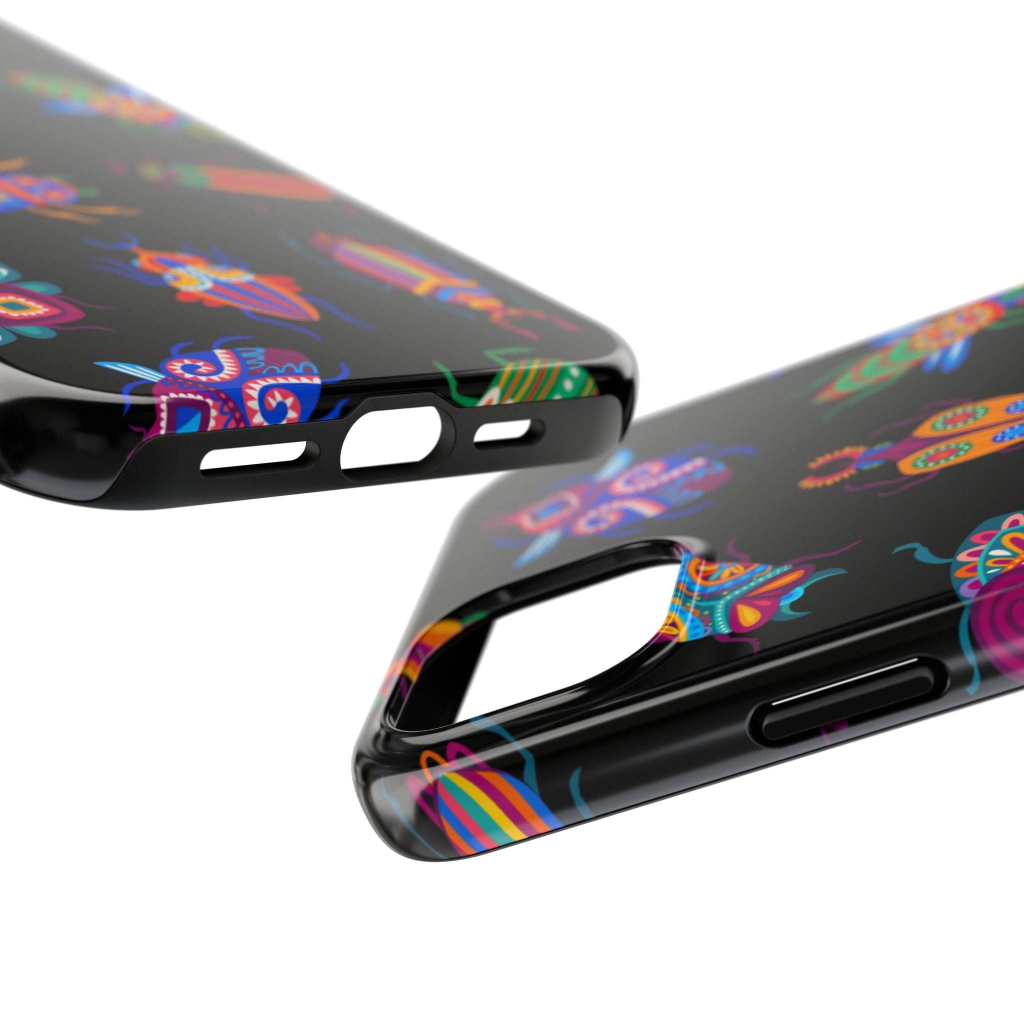 Phone Case | Neon Beetle Pattern Tough Protective Cover