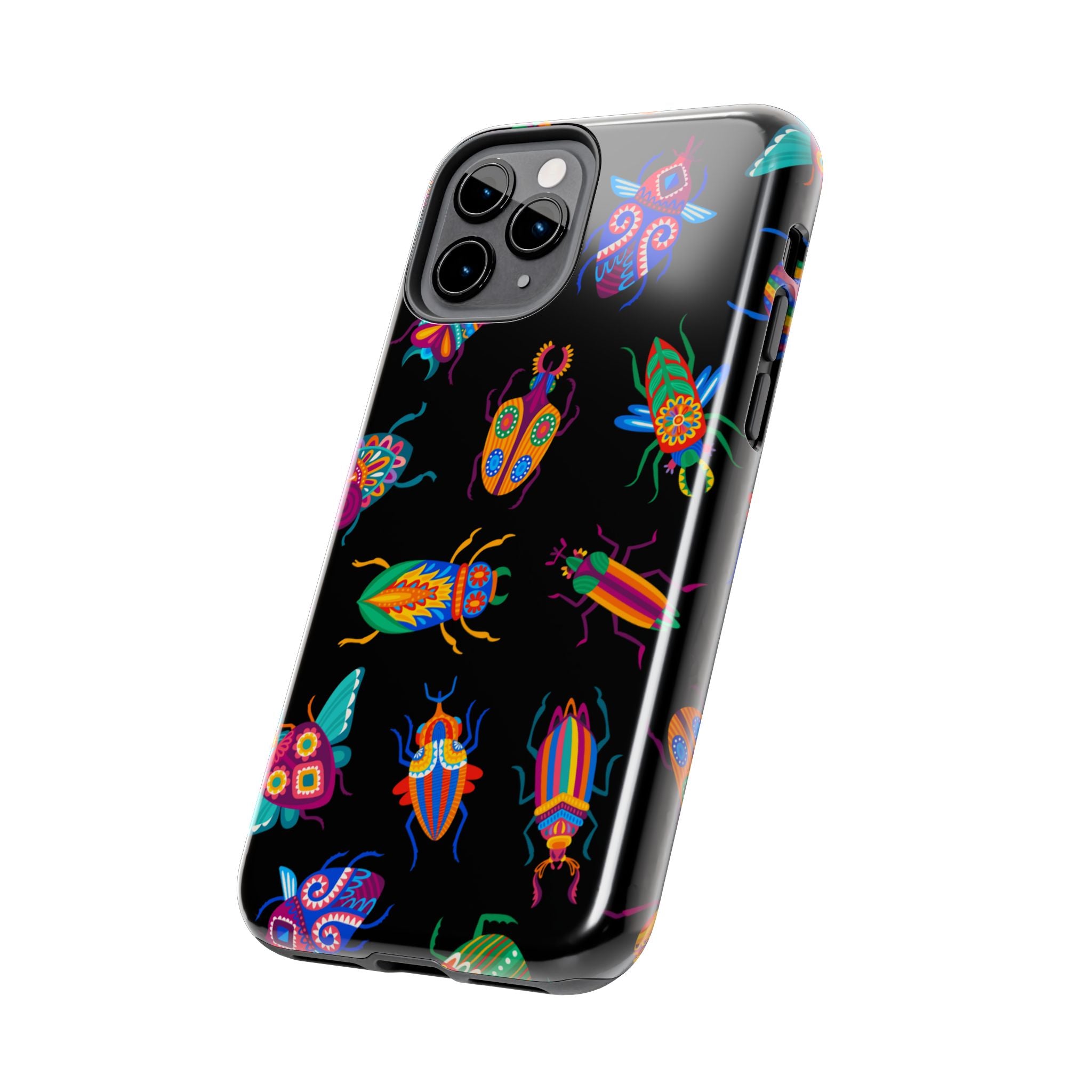 Phone Case | Neon Beetle Pattern Tough Protective Cover