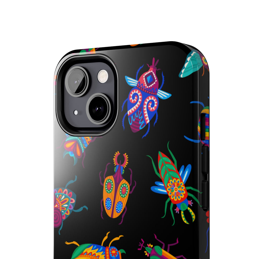 Phone Case | Neon Beetle Pattern Tough Protective Cover