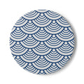 Coasters | Blue Wave Pattern Ceramic Drink Coaster