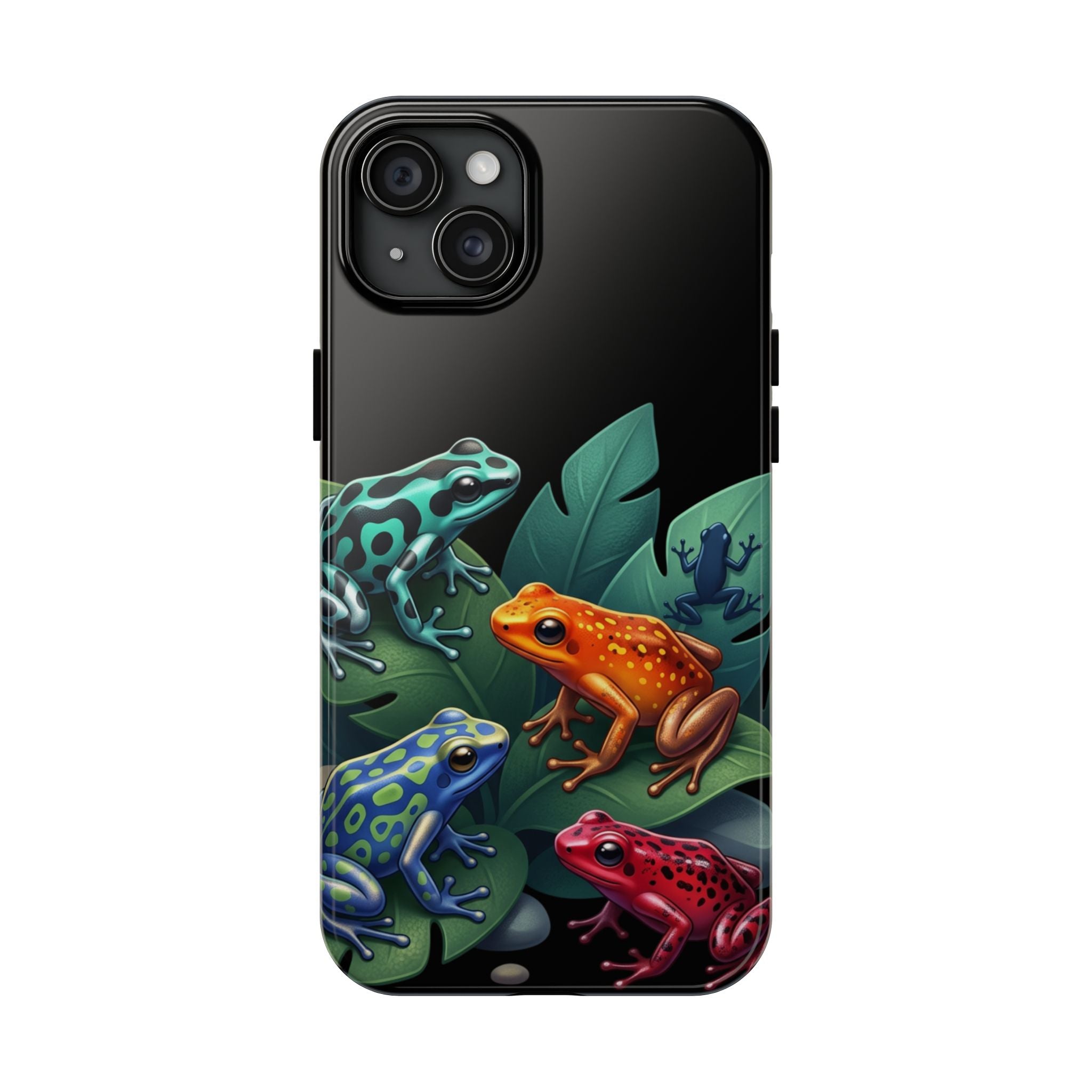Phone Case | Colorful Dart Frog Design Tough Protective Case