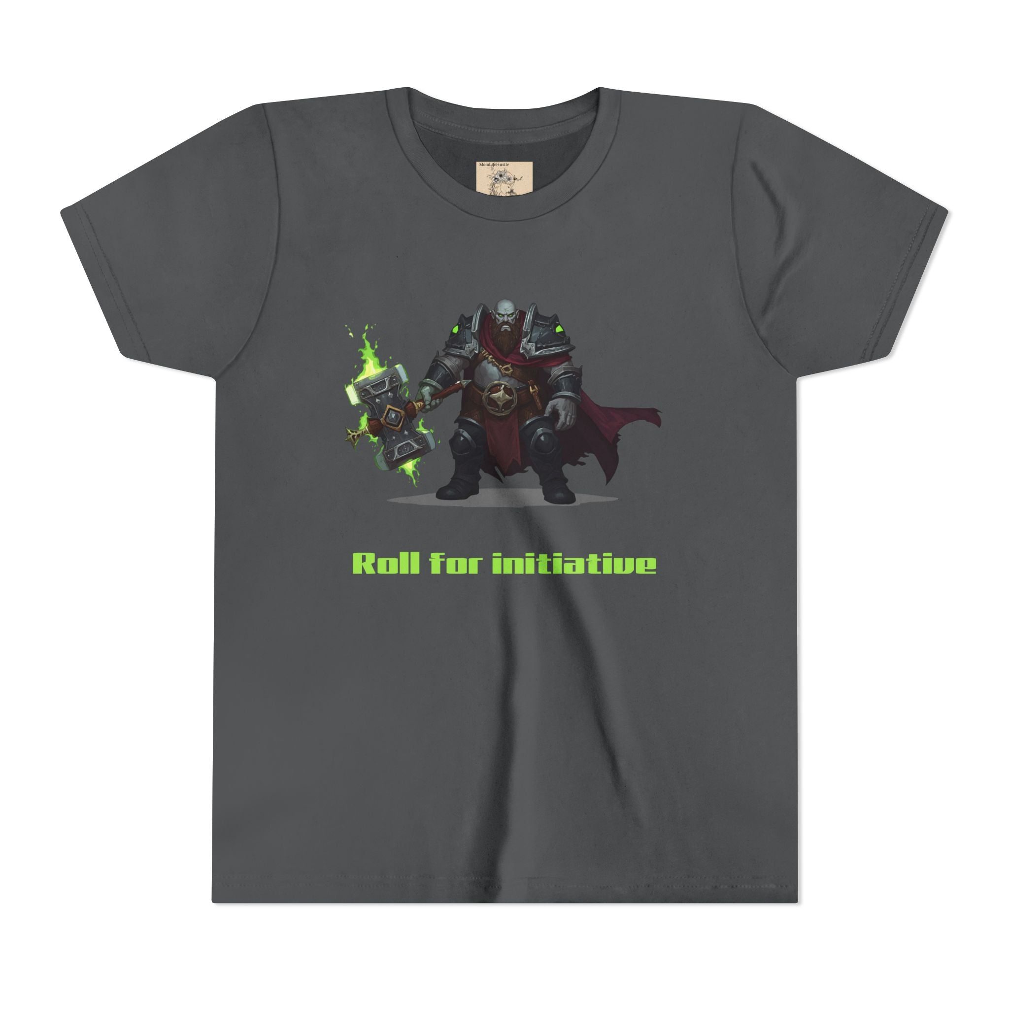 T-Shirt | 'Roll for Initiative' Fantasy RPG Character Youth Tee
