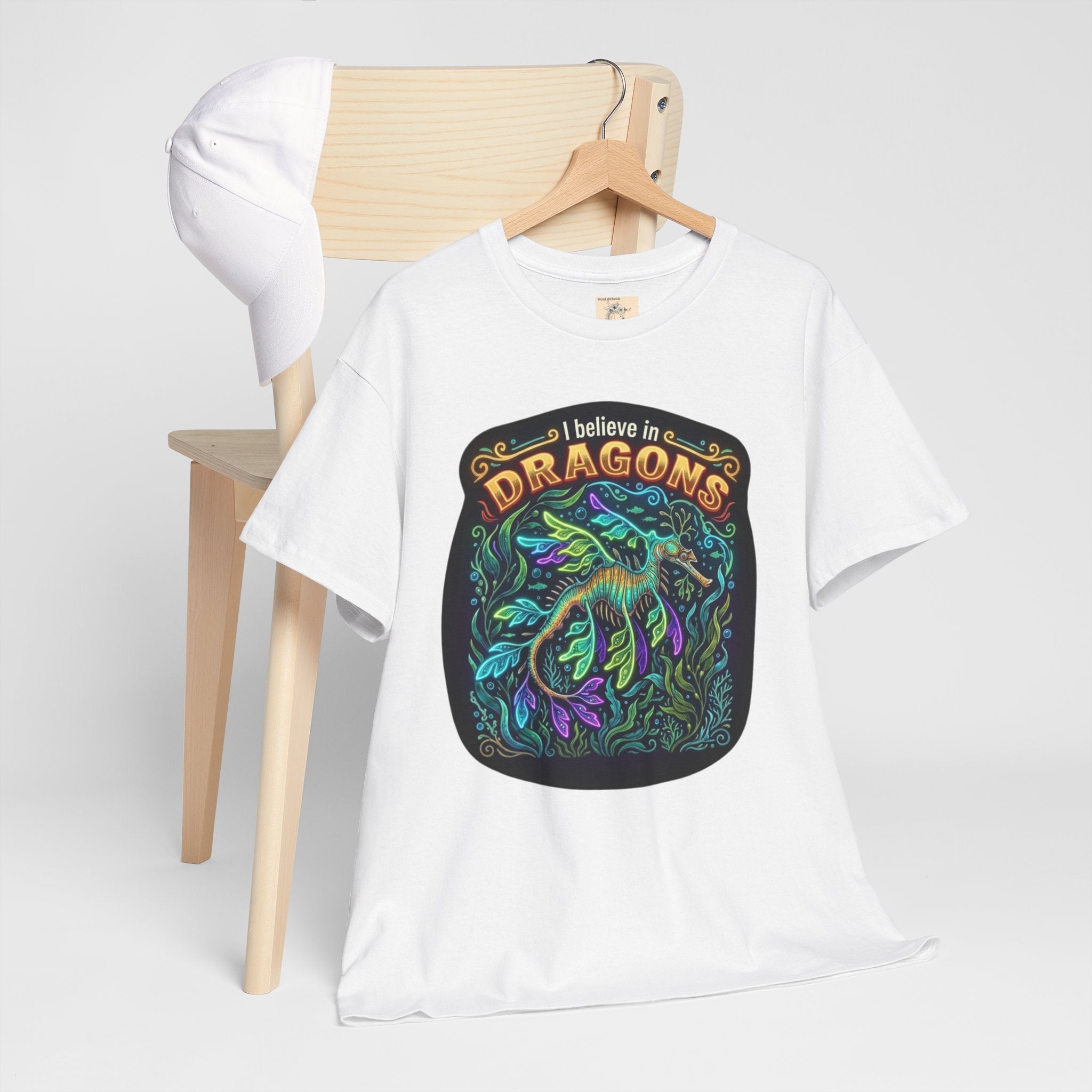 T-Shirt | 'I Believe in Dragons' Colorful Graphic Tee