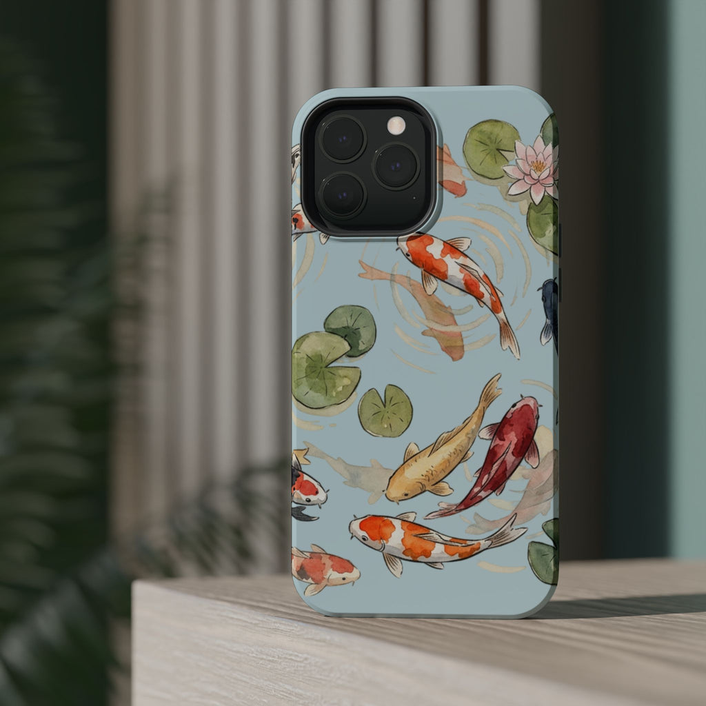 Phone Case | Koi Pond Magnetic Impact-Resistant Phone Cover