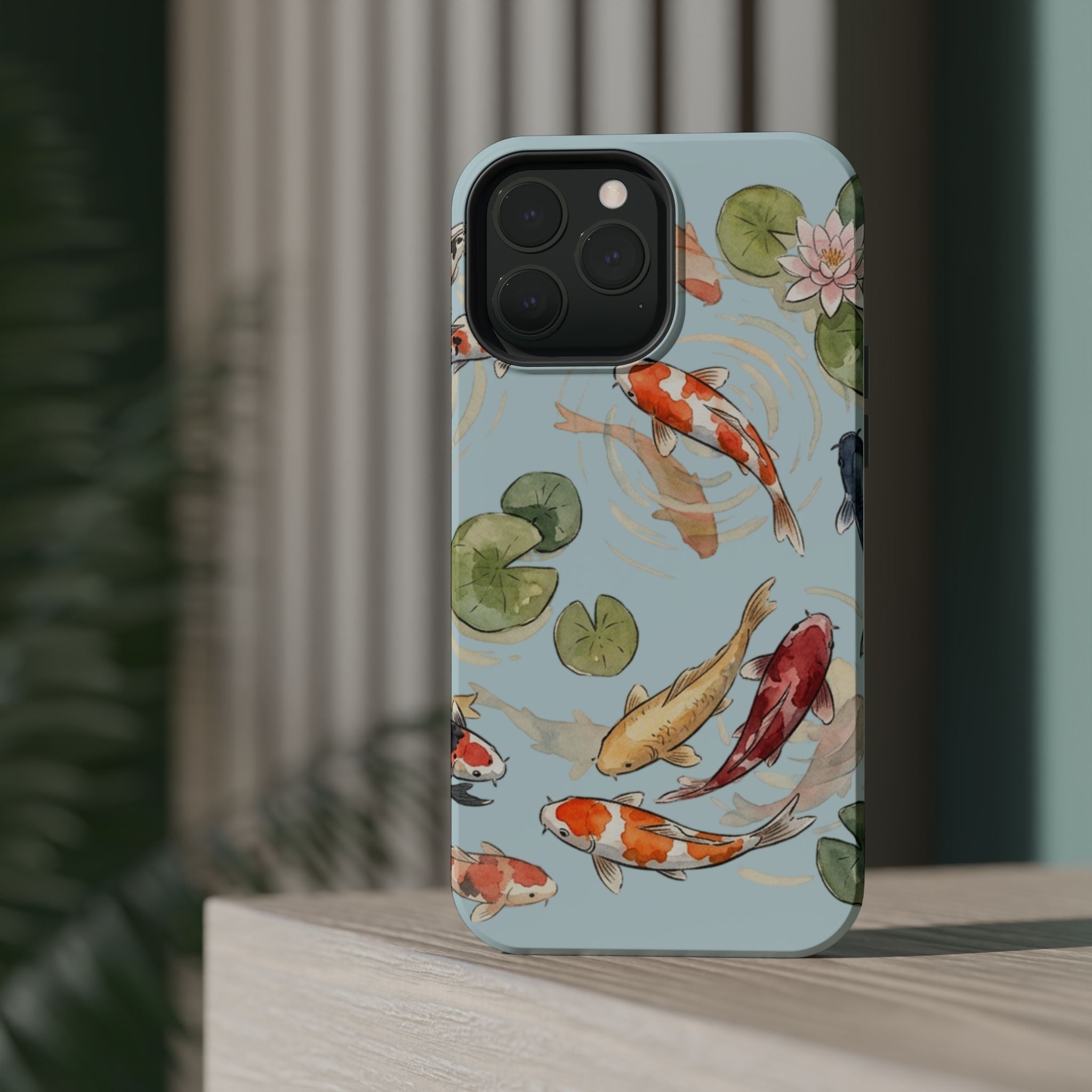 Phone Case | Koi Pond Magnetic Impact-Resistant Phone Cover