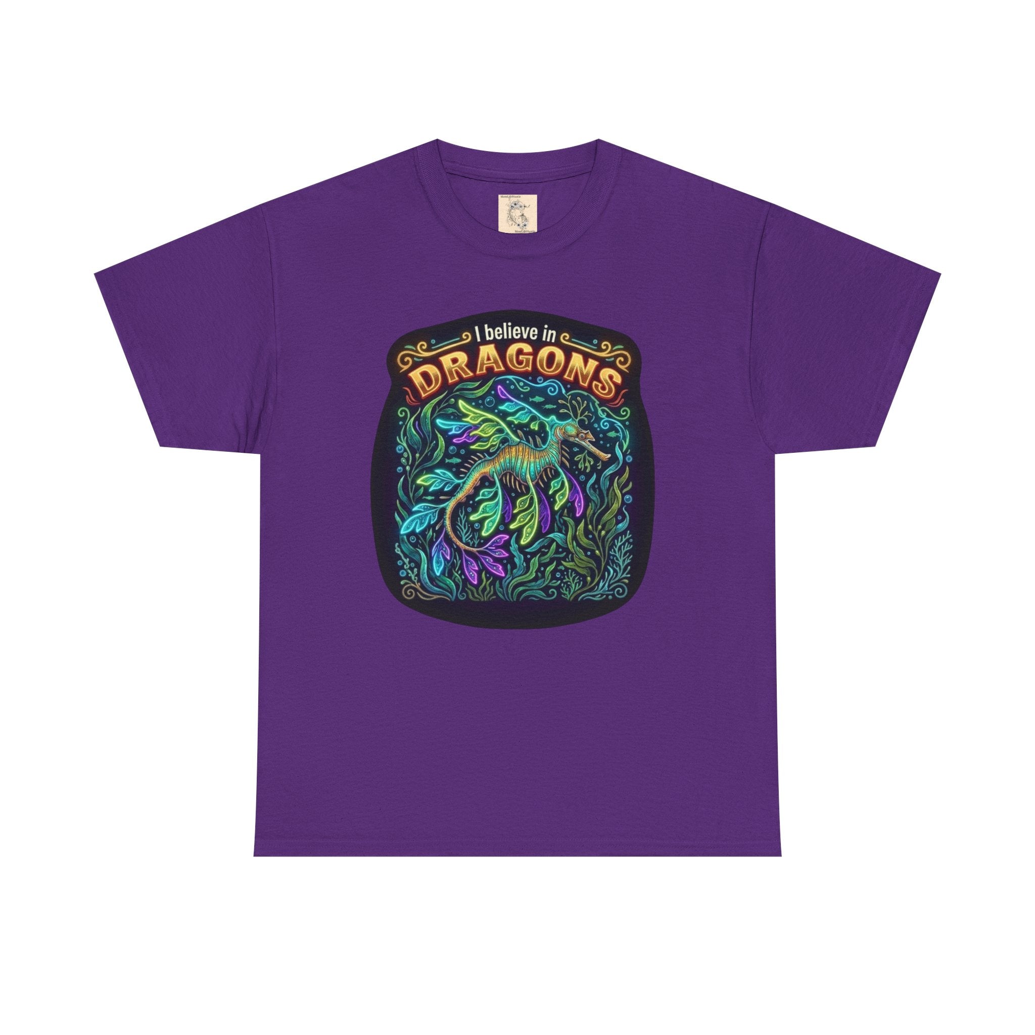 T-Shirt | 'I Believe in Dragons' Colorful Graphic Tee
