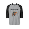T-Shirt | Adventure T-Rex Rider Graphic Raglan Tee