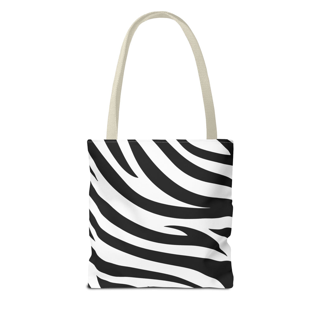 Tote Bag — Black & White Zebra Print  Fashion Tote