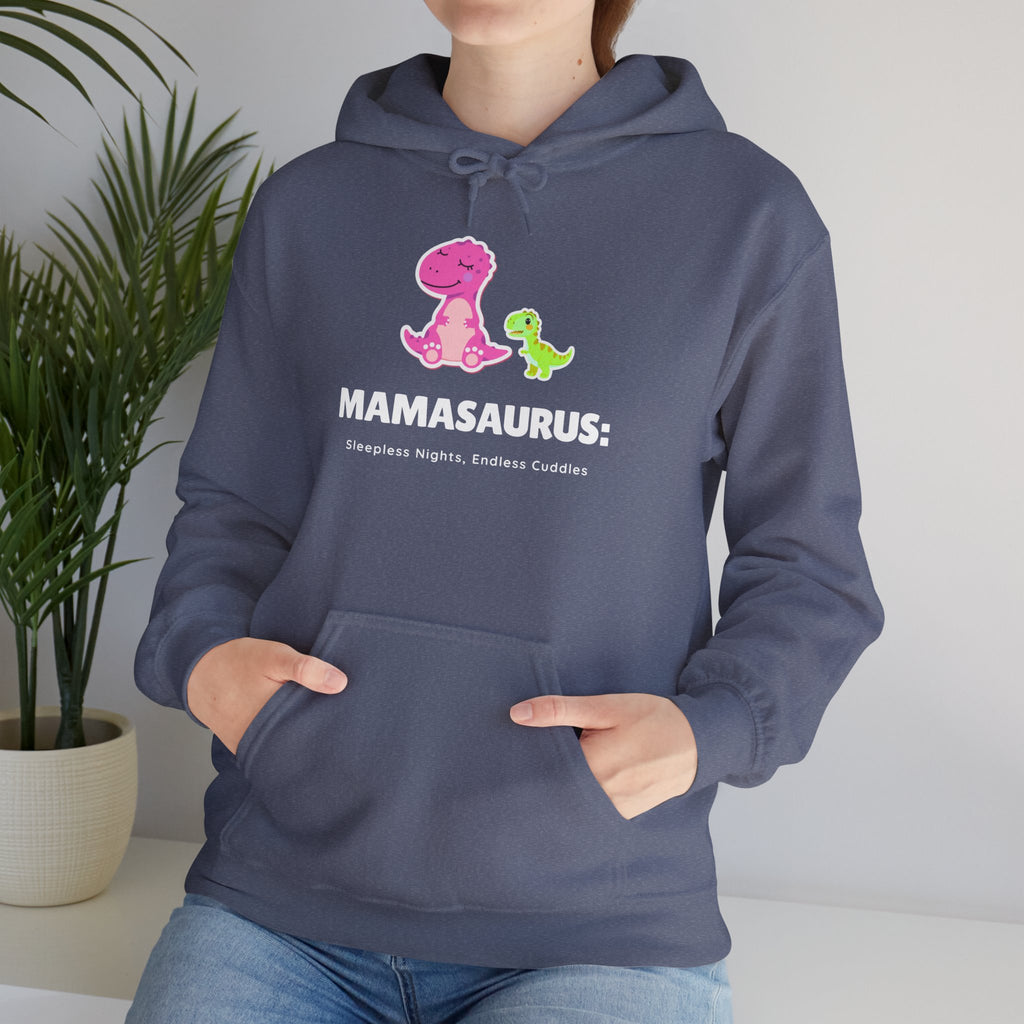 Hoodie | 'Mamasaurus' Pink Mama Dino with Baby Sweater