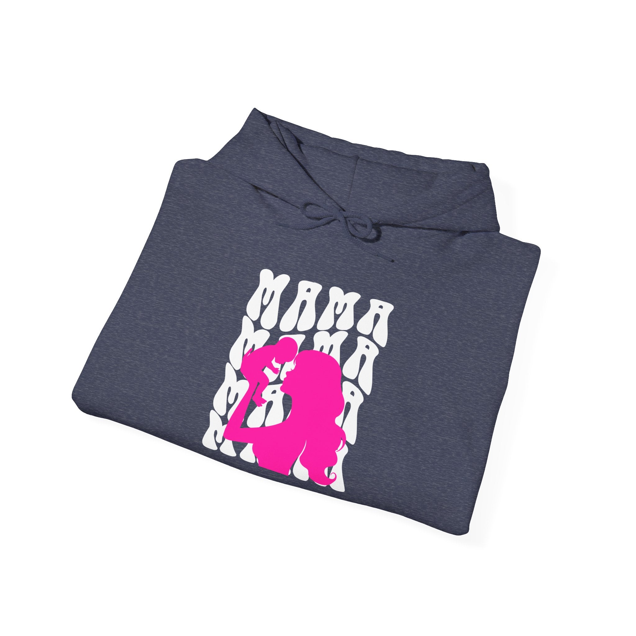 Hoodie | 'Mama' & Silhouette Pink Graphic