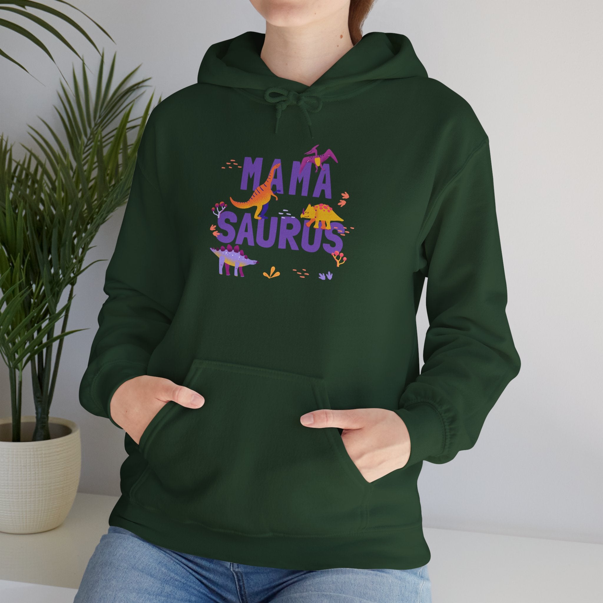 Hoodie | 'Mama Saurus' Graphic Sweatshirt
