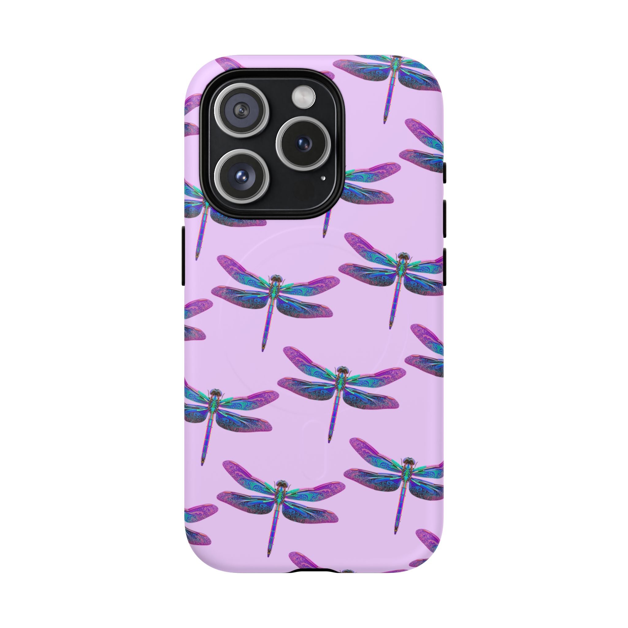 Phone Case | Blue Purple Dragonfly Tough Magnetic Case