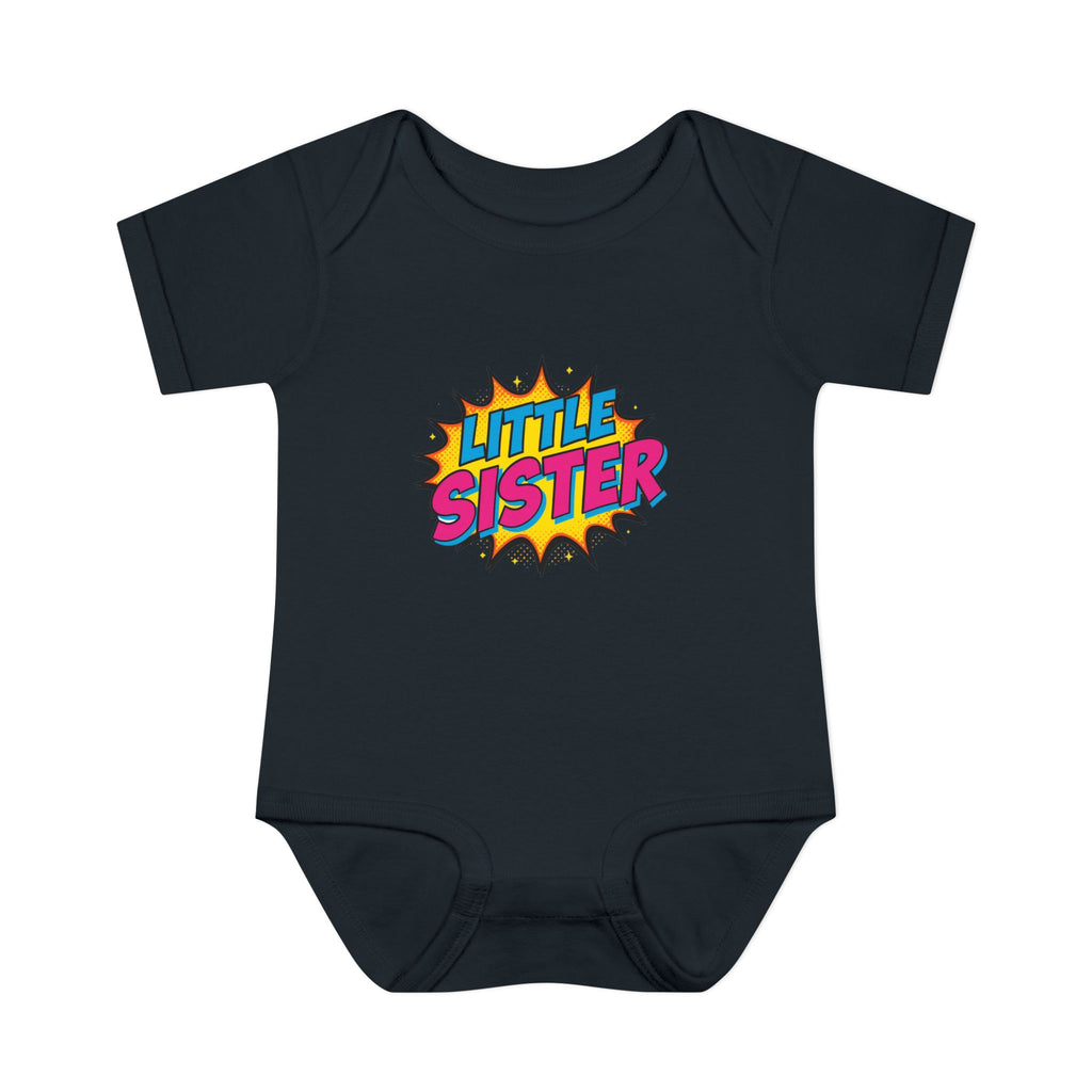 Baby Bodysuit | 'Little Sister' Comic Pop Art Infant Onesie