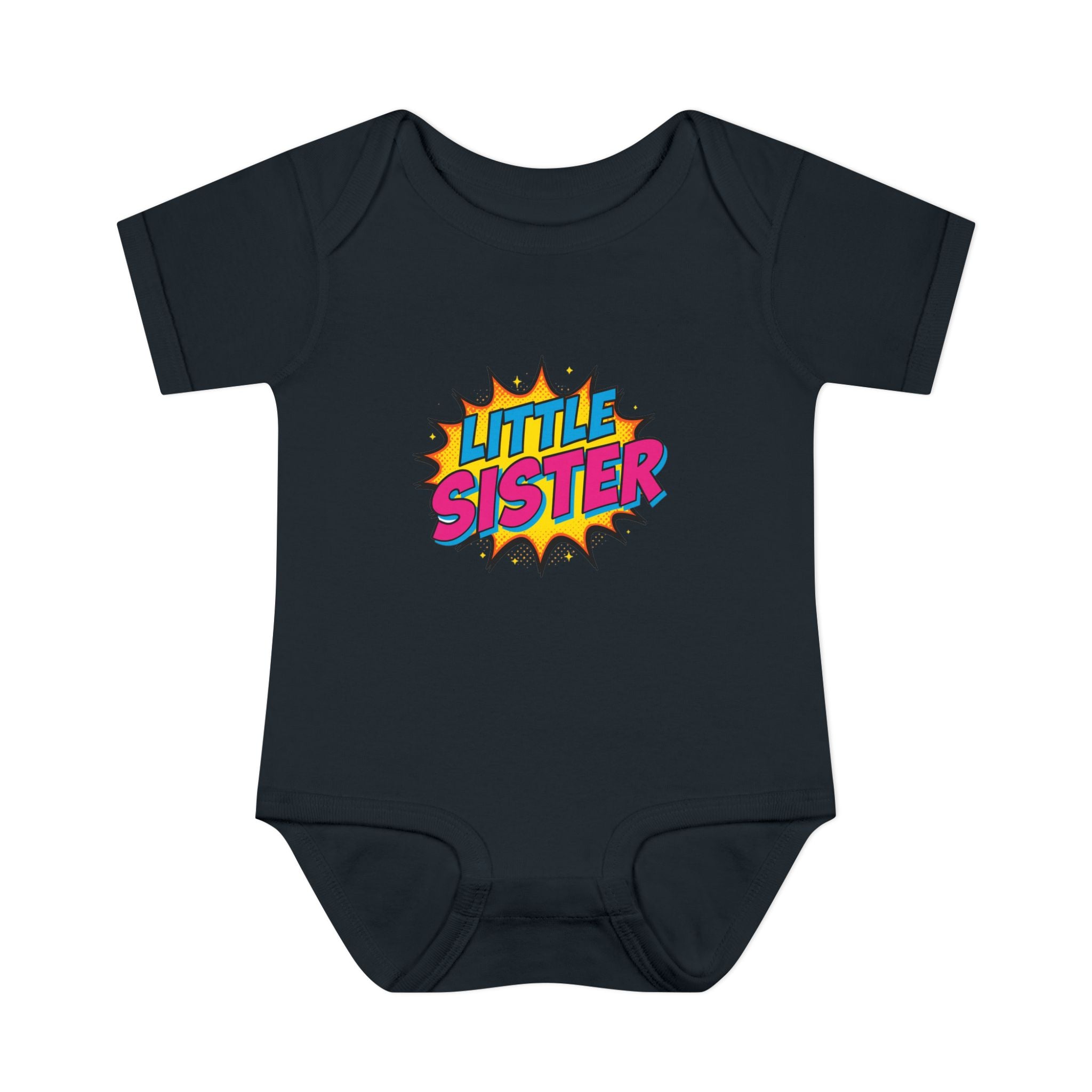Baby Bodysuit | 'Little Sister' Comic Pop Art Infant Onesie