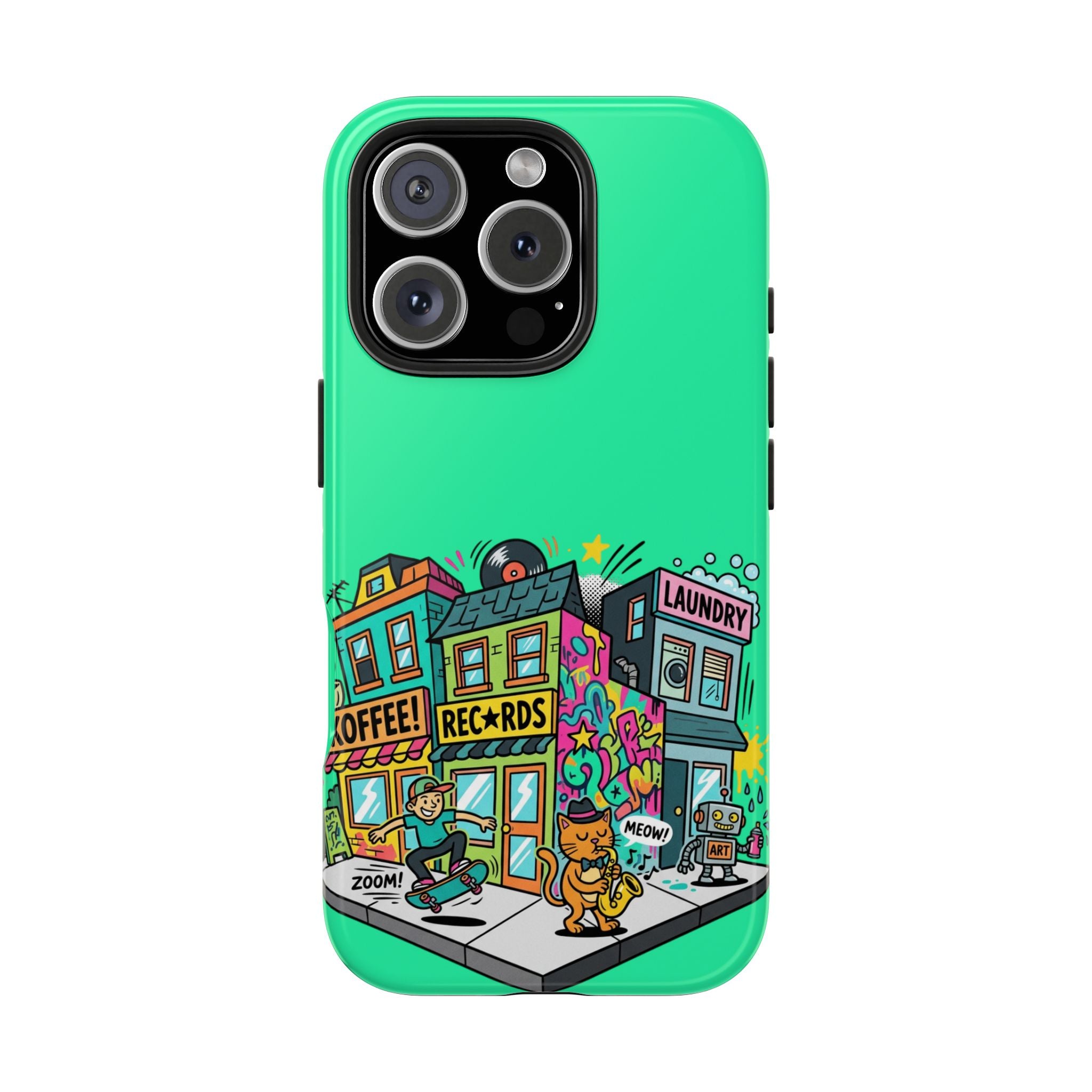 Phone Case | Tough Protective Cover with Colorful Street Art