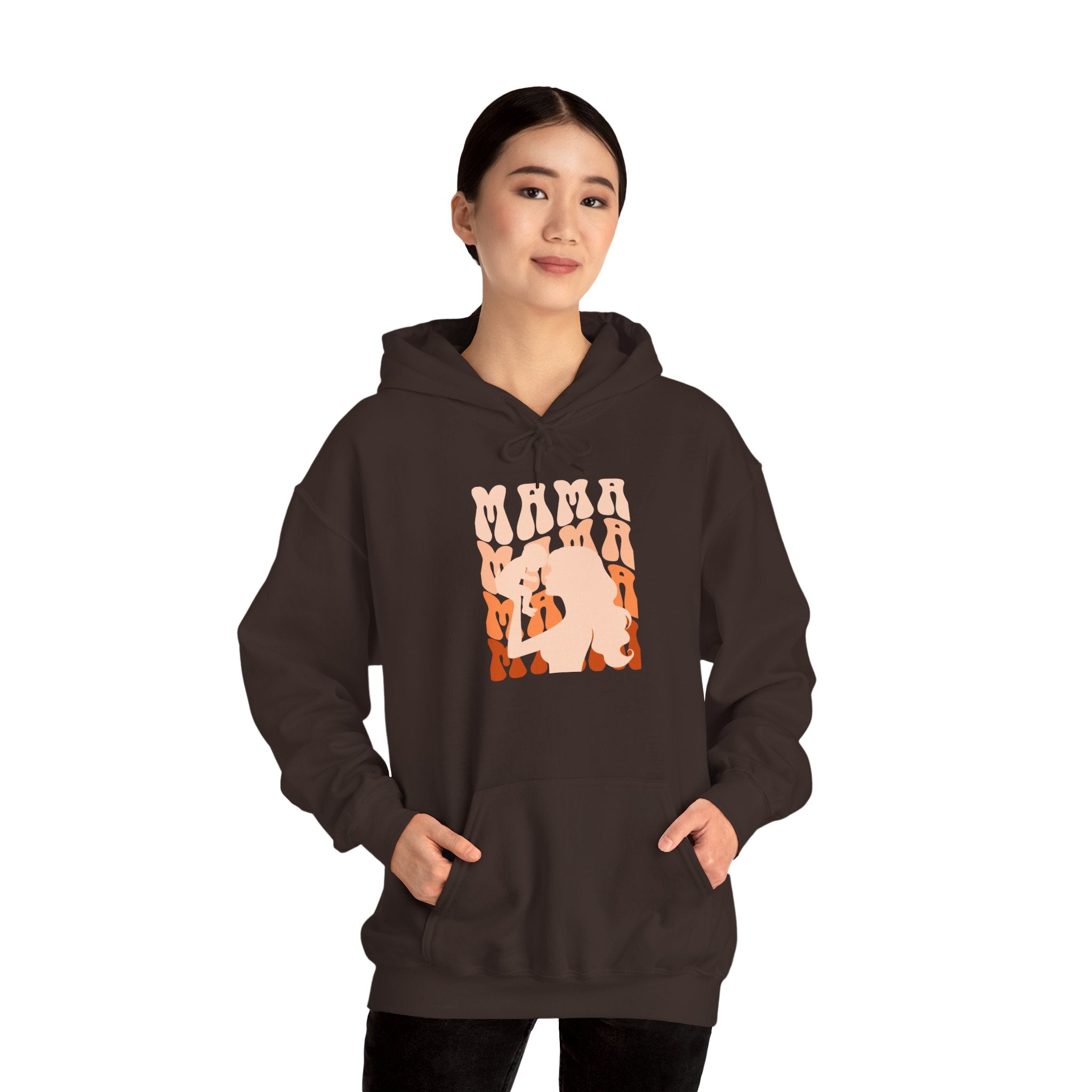 Hoodie | Mama and Baby Silhouette Graphic