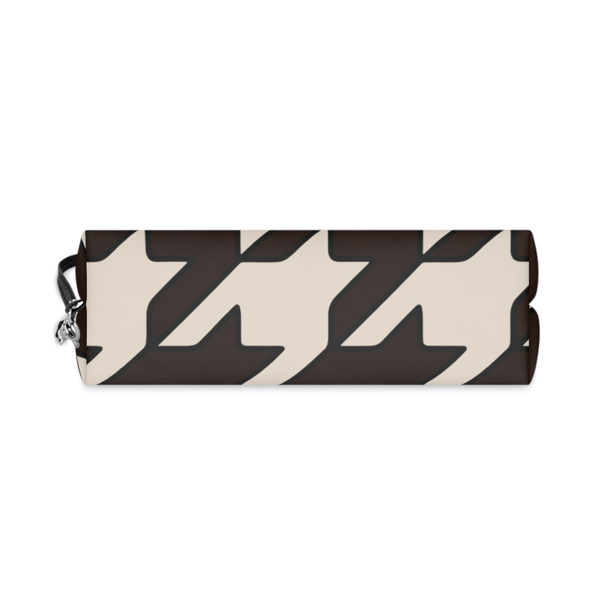 Cosmetic Pouch | Classic Black & Cream Houndstooth Makeup Bag