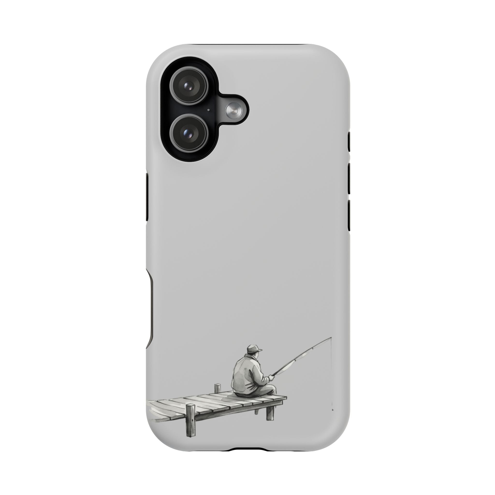 Phone Case | Fishing Dock Minimalist Magnetic Impact-Resistant Case