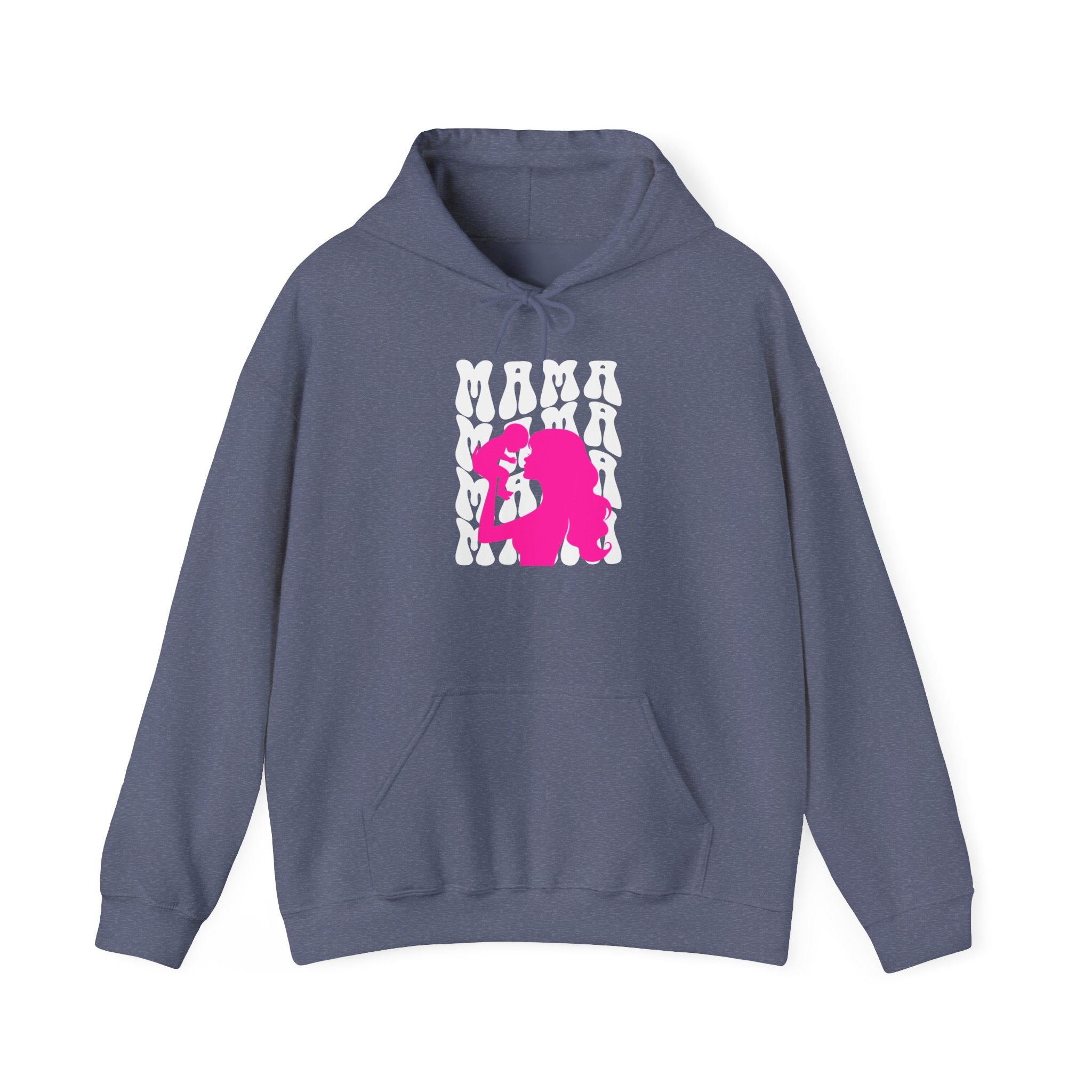 Hoodie | 'Mama' & Silhouette Pink Graphic