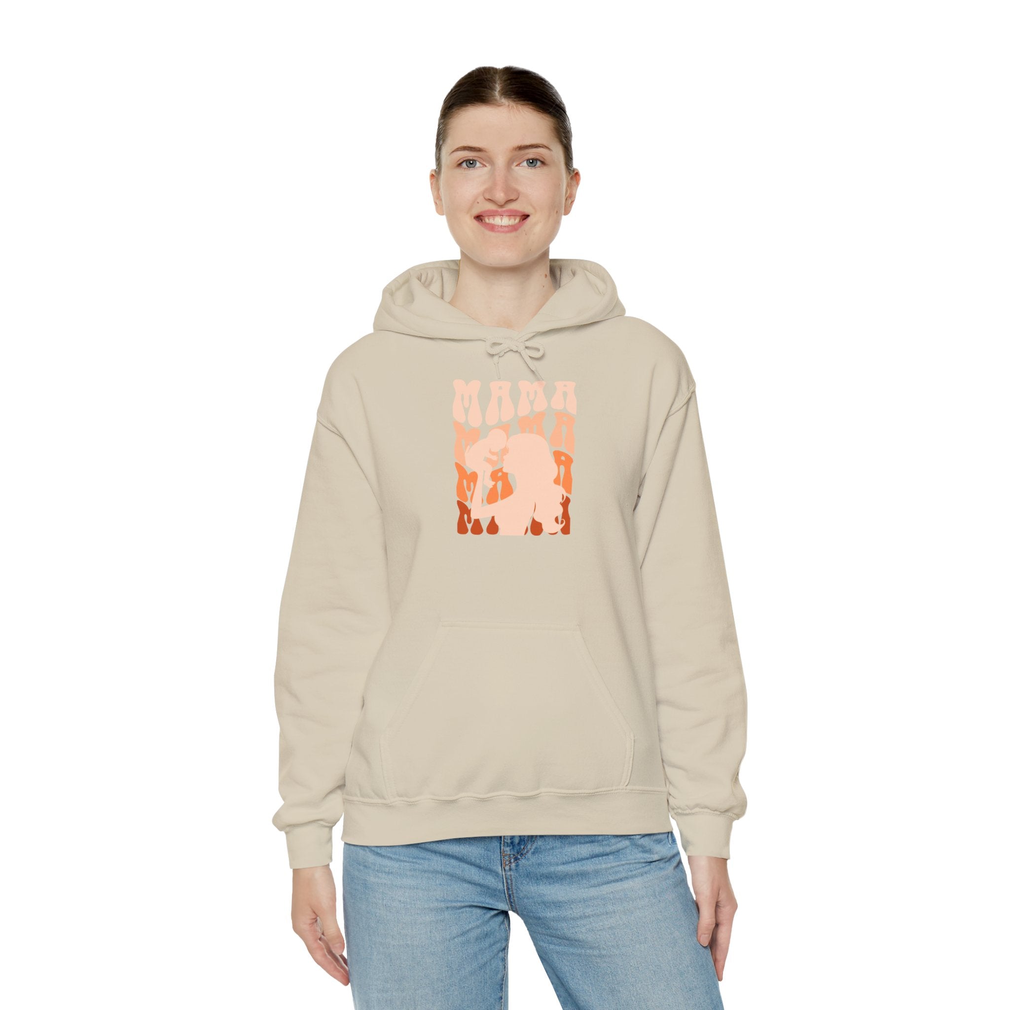 Hoodie | Mama and Baby Silhouette Graphic