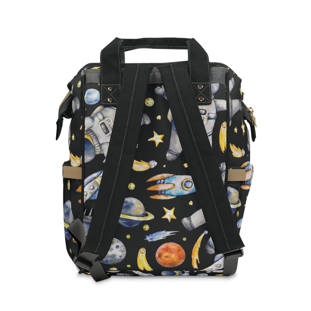 Diaper Backpack | Astronaut & Rocket Space Explorer Baby Bag