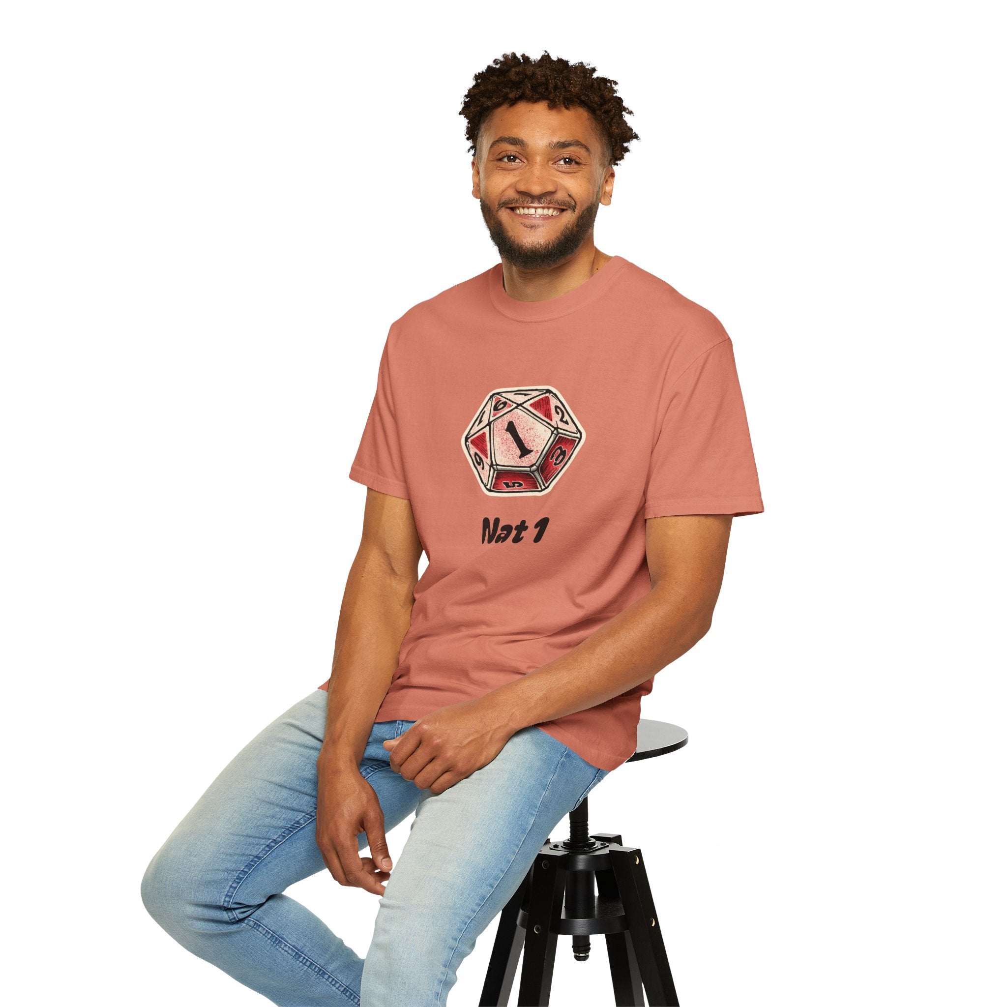 T-Shirt | Roleplaying RPG 'Nat 1' & 'Striving to Be the Whole Problem' Tee