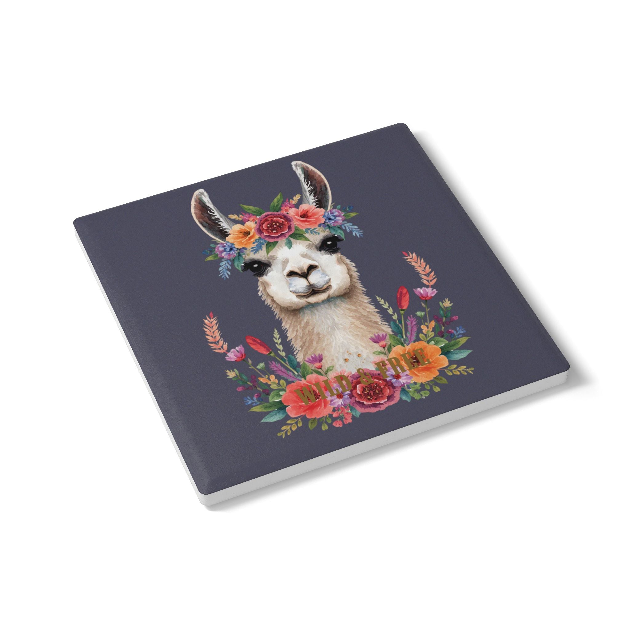 Coasters | Cute Boho Llama Ceramic Drink Coasters