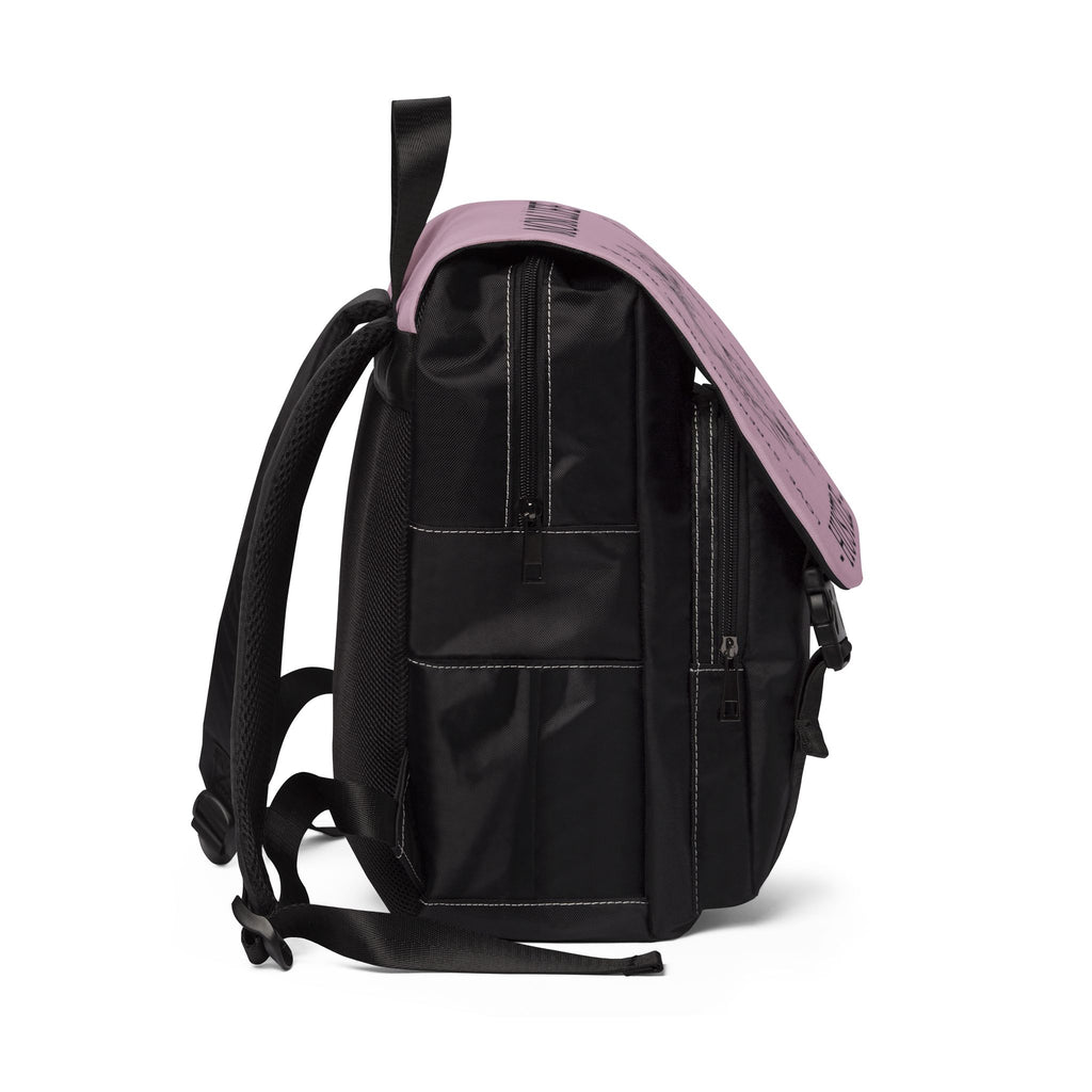 Mauve Floral Mom Life Hustle Backpack