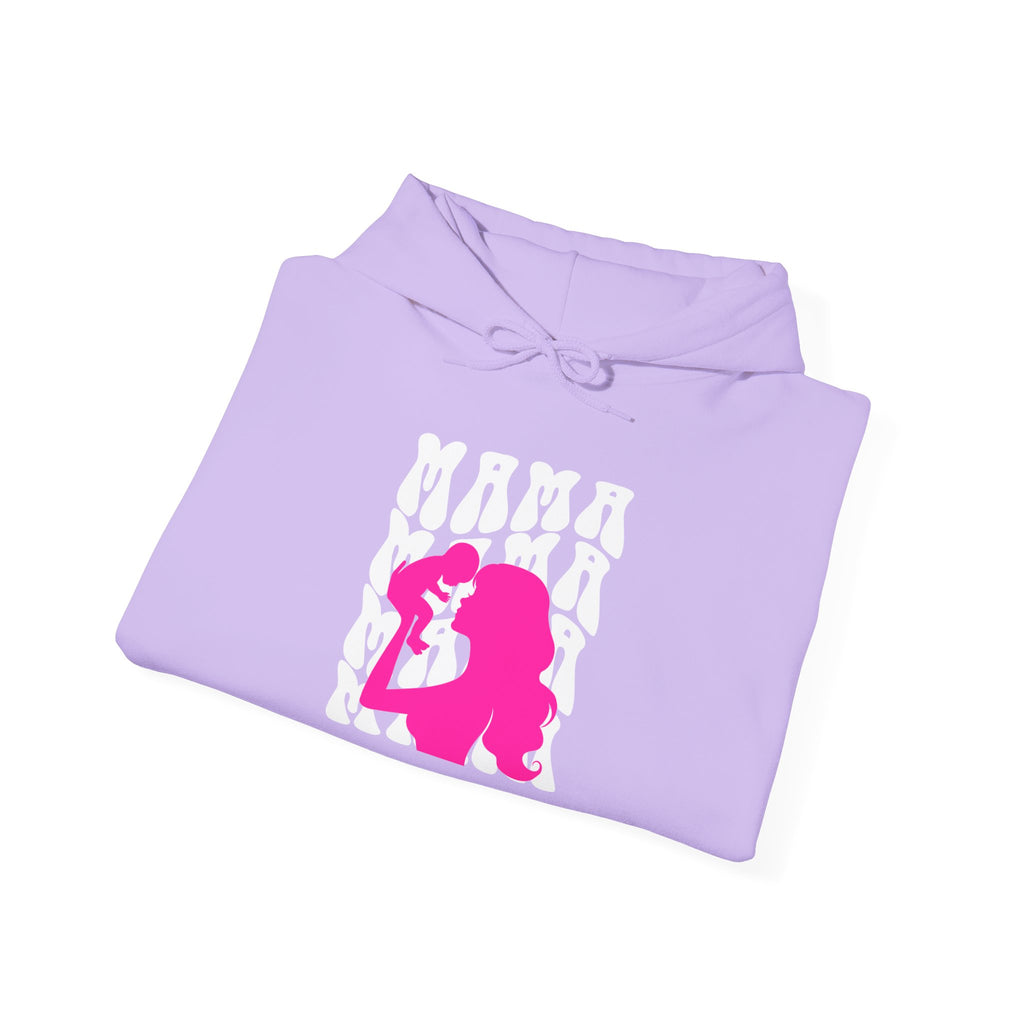 Hoodie | 'Mama' & Silhouette Pink Graphic