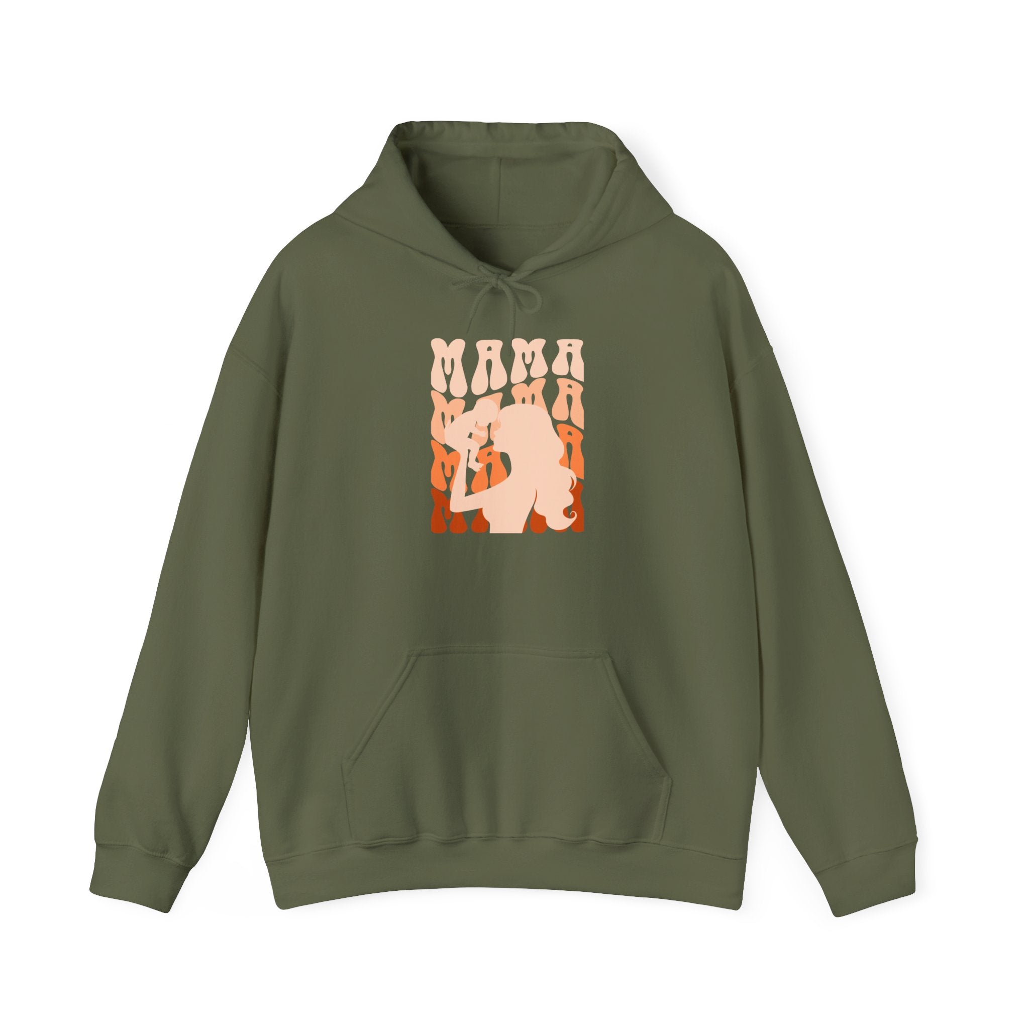 Hoodie | Mama and Baby Silhouette Graphic