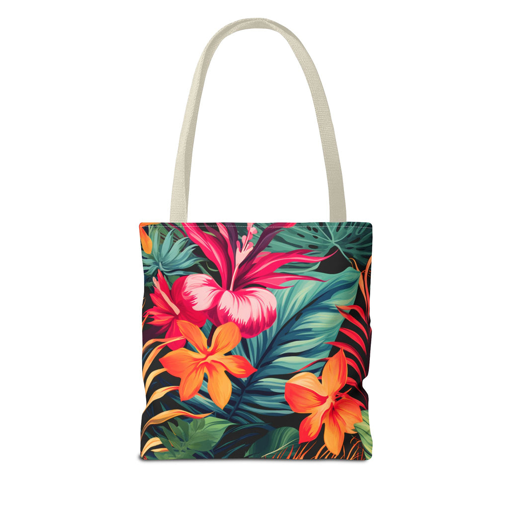 Tote Bag | Vibrant Tropical Beach & Market Tote
