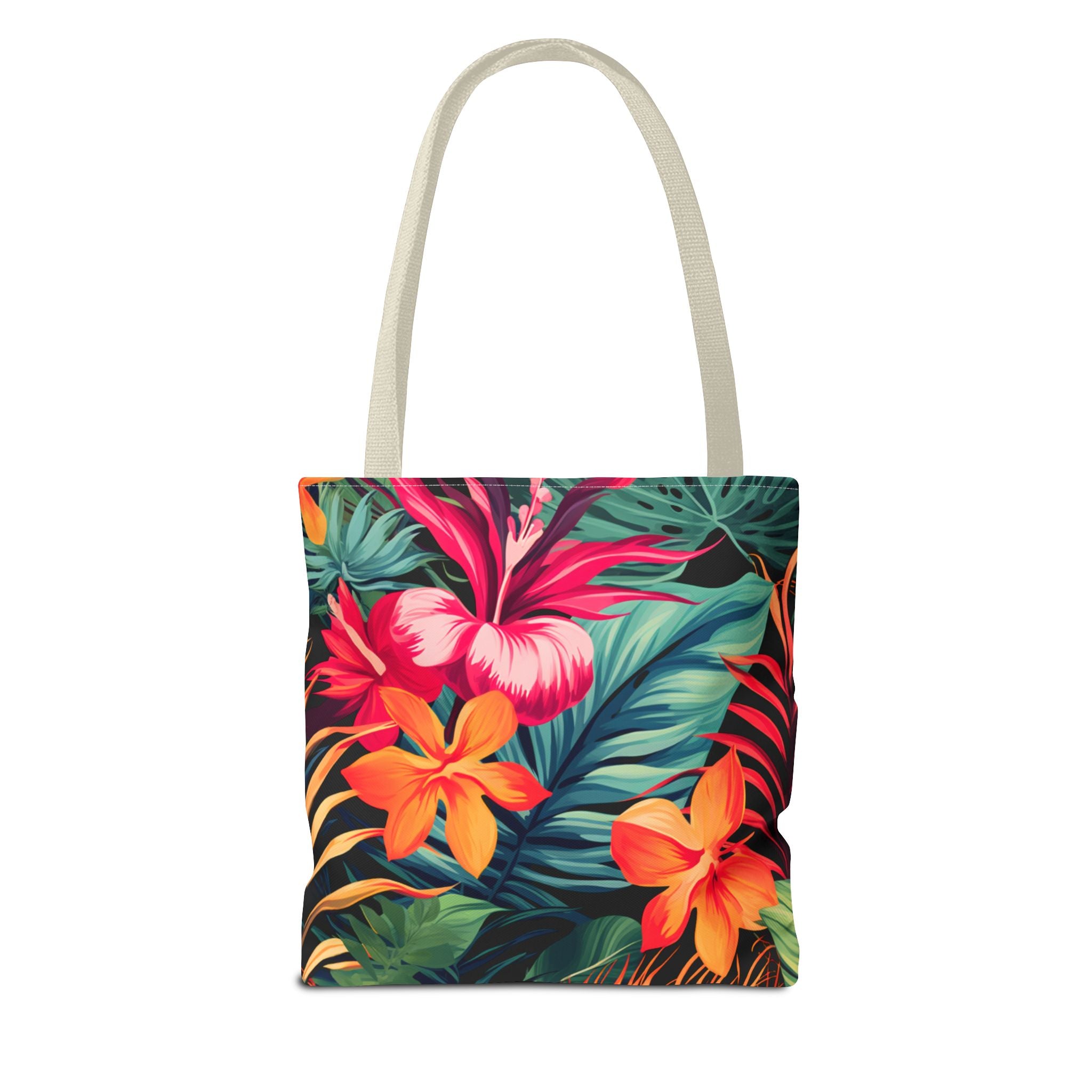 Tote Bag | Vibrant Tropical Beach & Market Tote