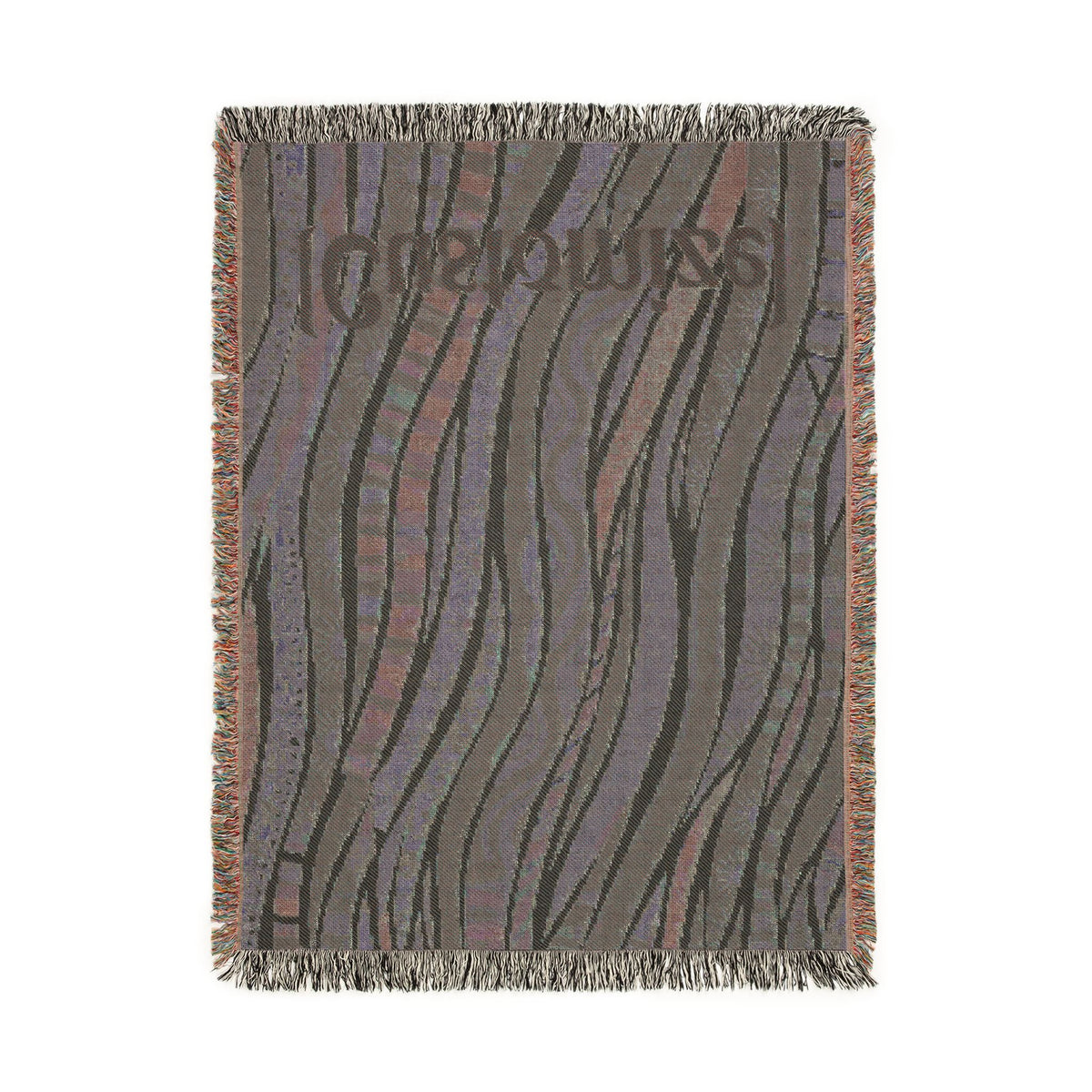 Personalized Boho Woven Throw