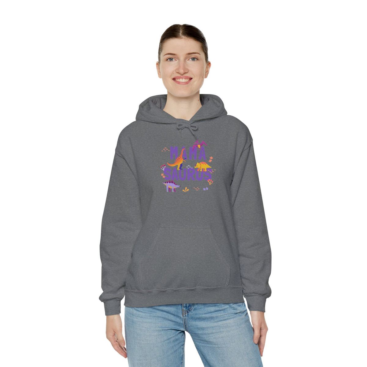 Mama Saurus Graphic Hoodie