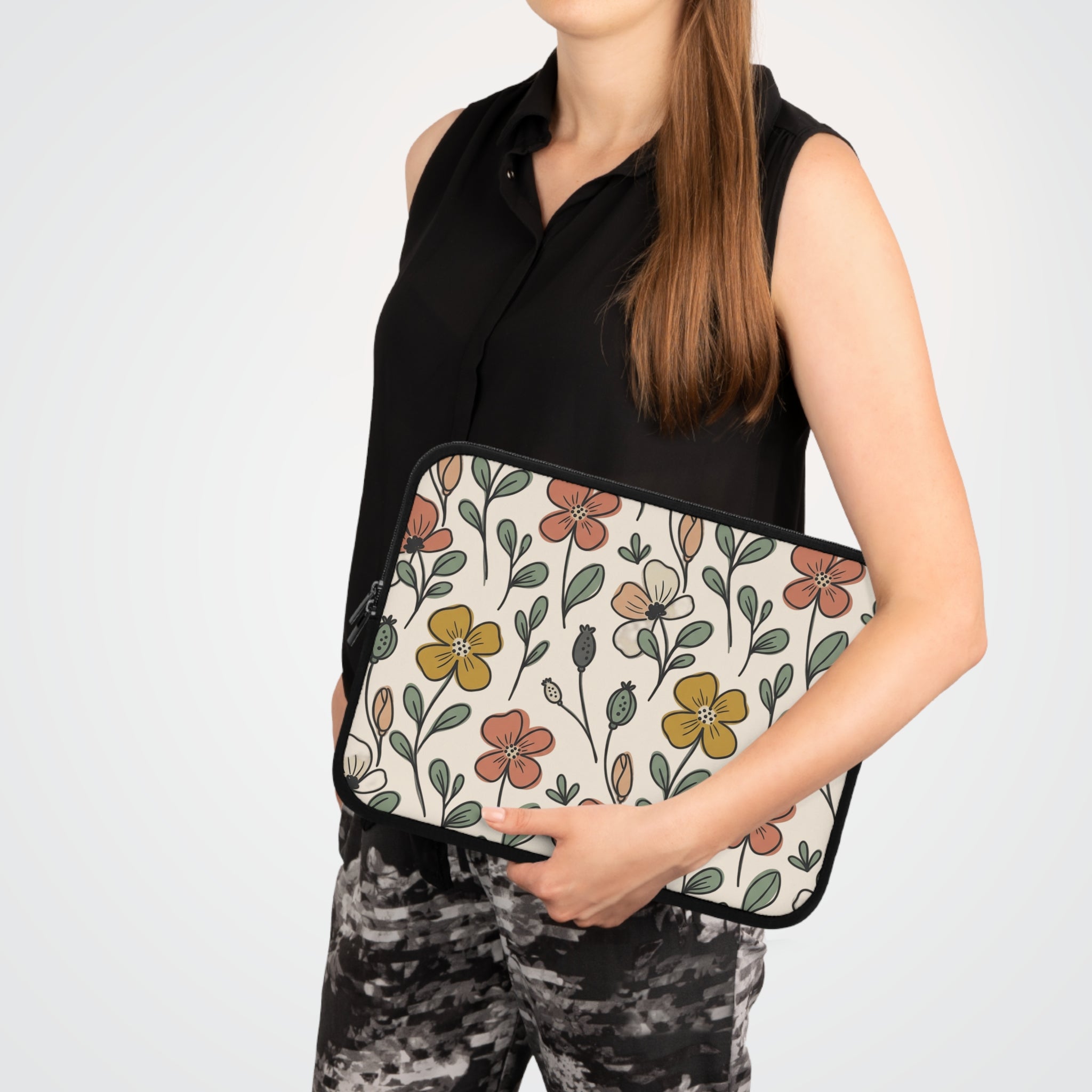 Laptop Sleeve | Vintage Wildflower Protective Case