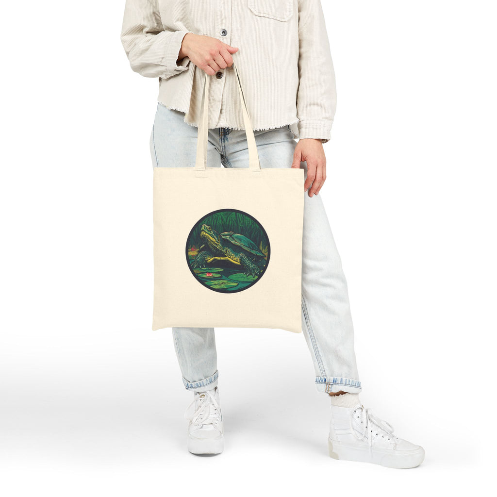 Tote Bag | Vintage Turtle Illustration