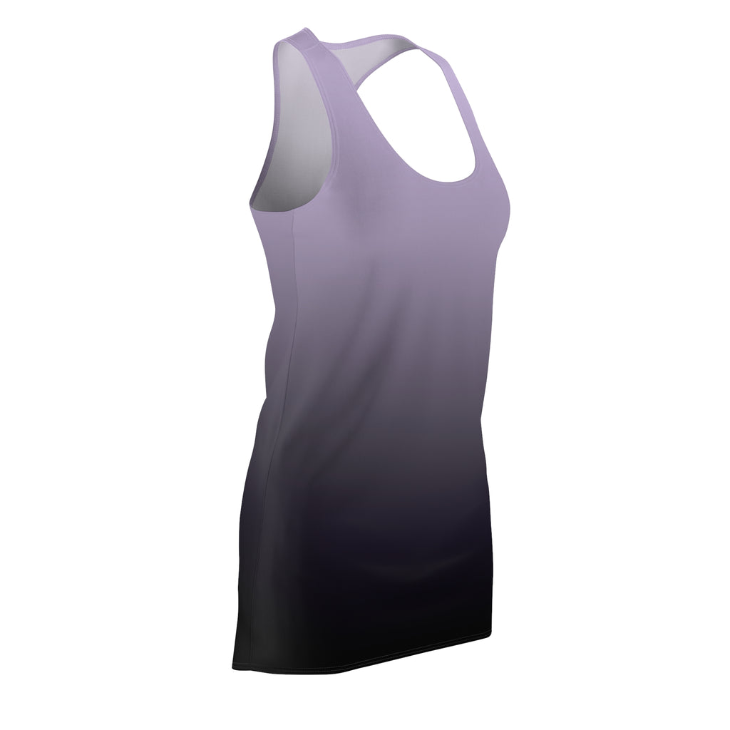 Women's Racerback Dress | Lavender to Black Women's Tank Dress