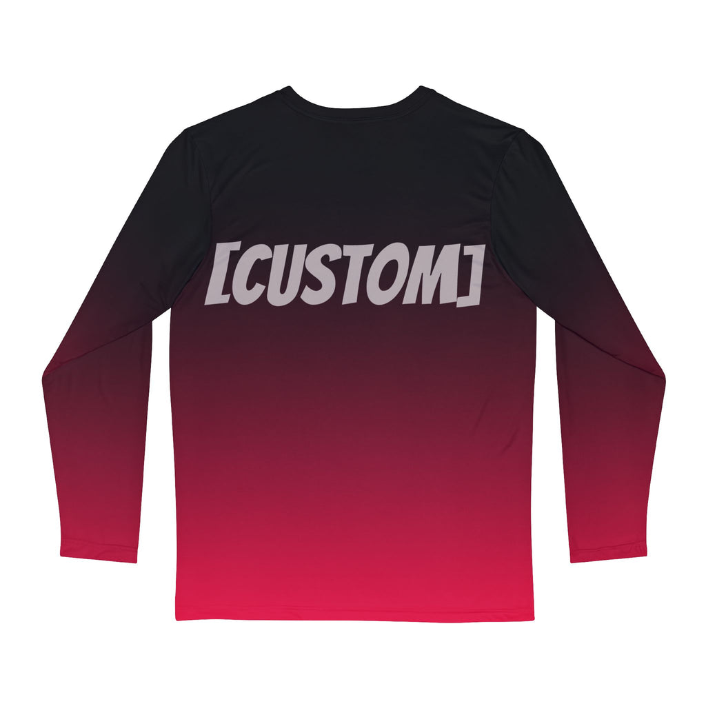 Customizable Ombre Long Sleeve Shirt