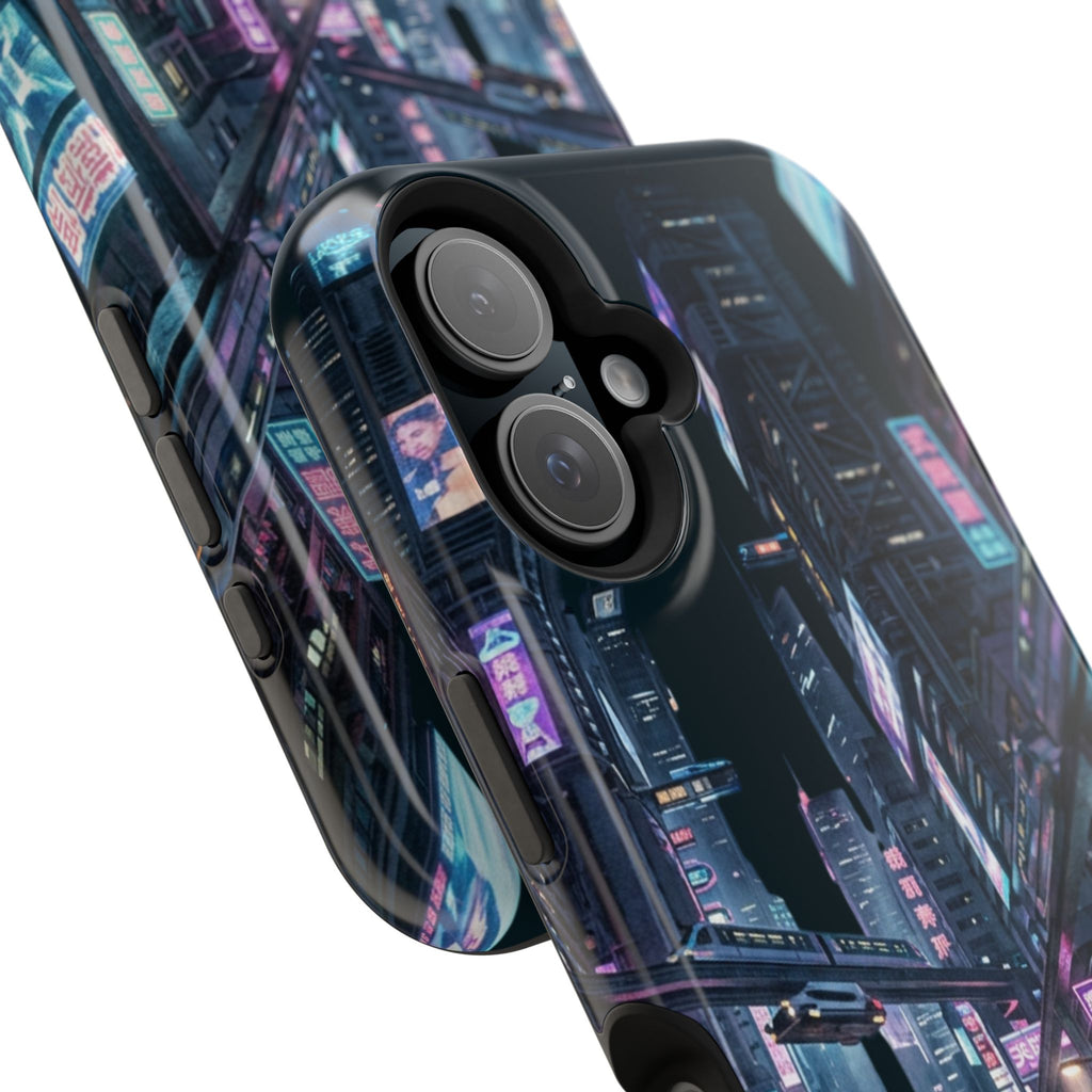 Phone Case | Cyberpunk City Magnetic Impact-Resistant Phone Cover