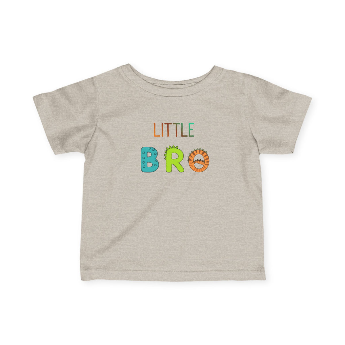 Little Bro Dino Script Infant T-Shirt