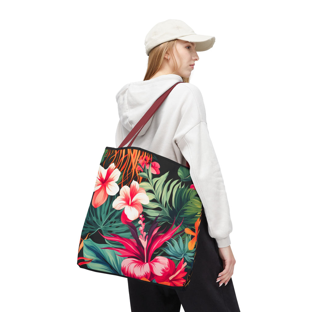 Tote Bag | Vibrant Tropical Beach & Market Tote