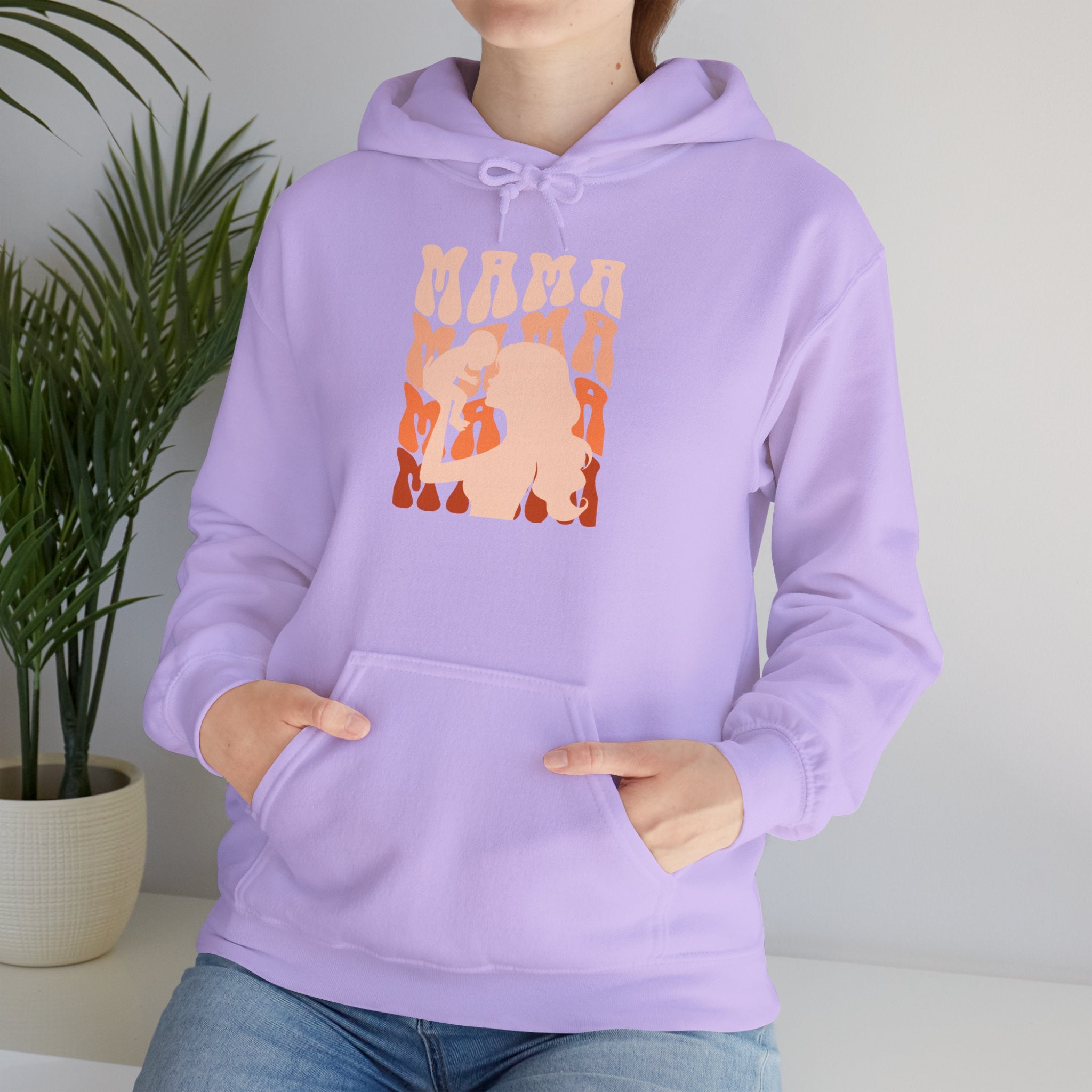 Hoodie | Mama and Baby Silhouette Graphic